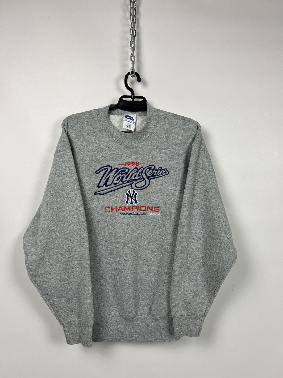Pro Player Yankees 1998 Vintagege Sweatshirt Made In USA L