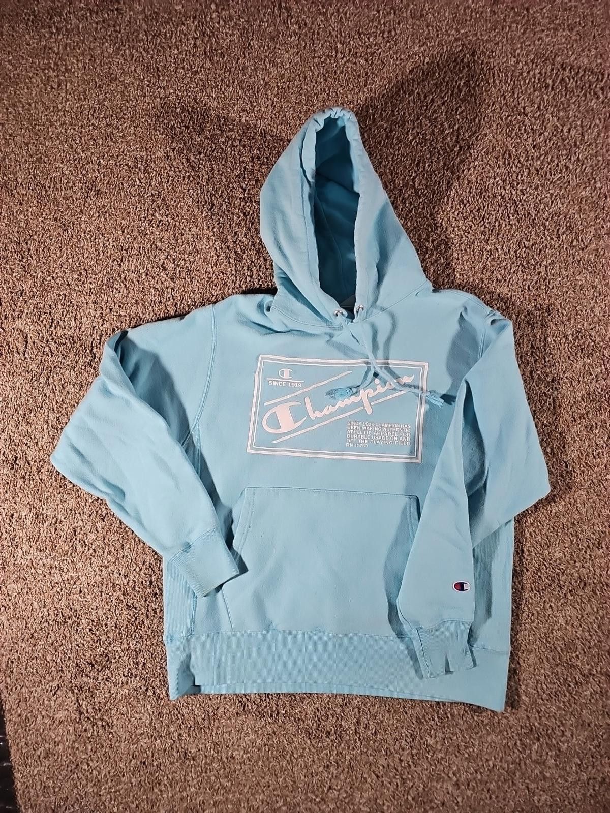 Champion Champion Blue Reverse Weave Hoodie M Size US M / EU 48-50 / 2 - 1 Thumbnail