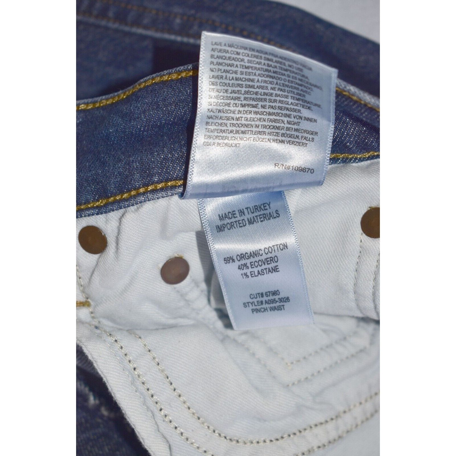 Agolde NWT AGOLDE Soft Cotton Pinch Waist High Rise Kick Jeans 31 Size 31" - 7 Thumbnail