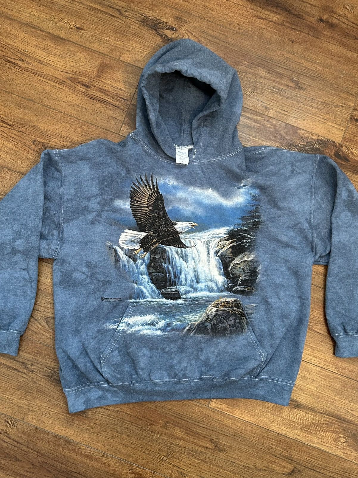 Gildan Vintage 2000 The Mountain Bald Eagle Hoodie Size US XL / EU 56 / 4 - 2 Thumbnail