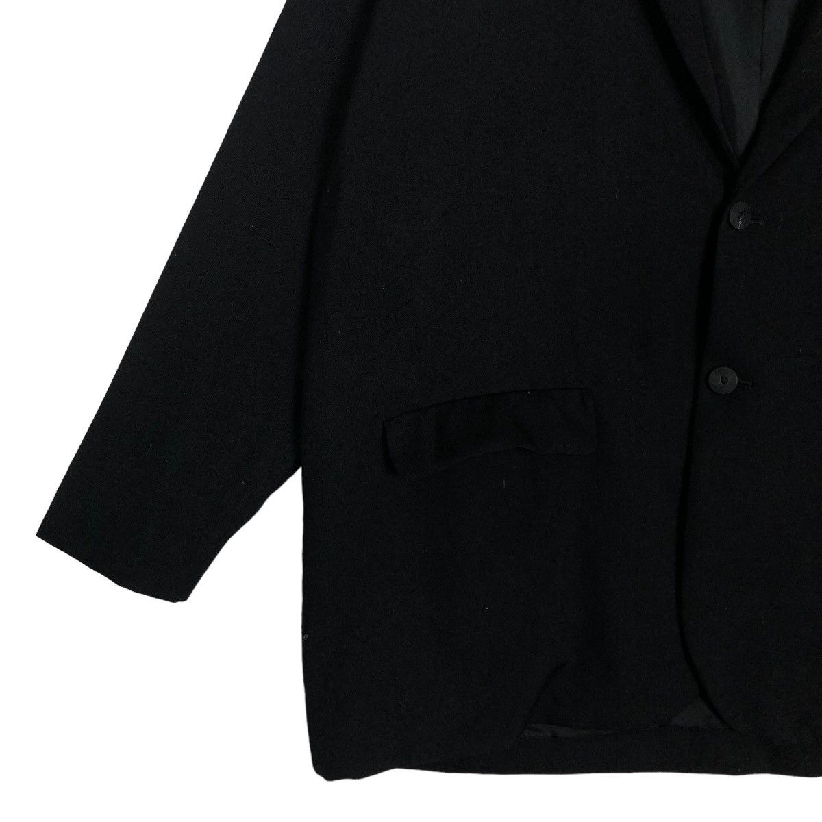 Dulcamara Japan 🔥Vintage Rich Black Long Jacket Dulcamara Double Breast Size US M / EU 48-50 / 2 - 4 Thumbnail