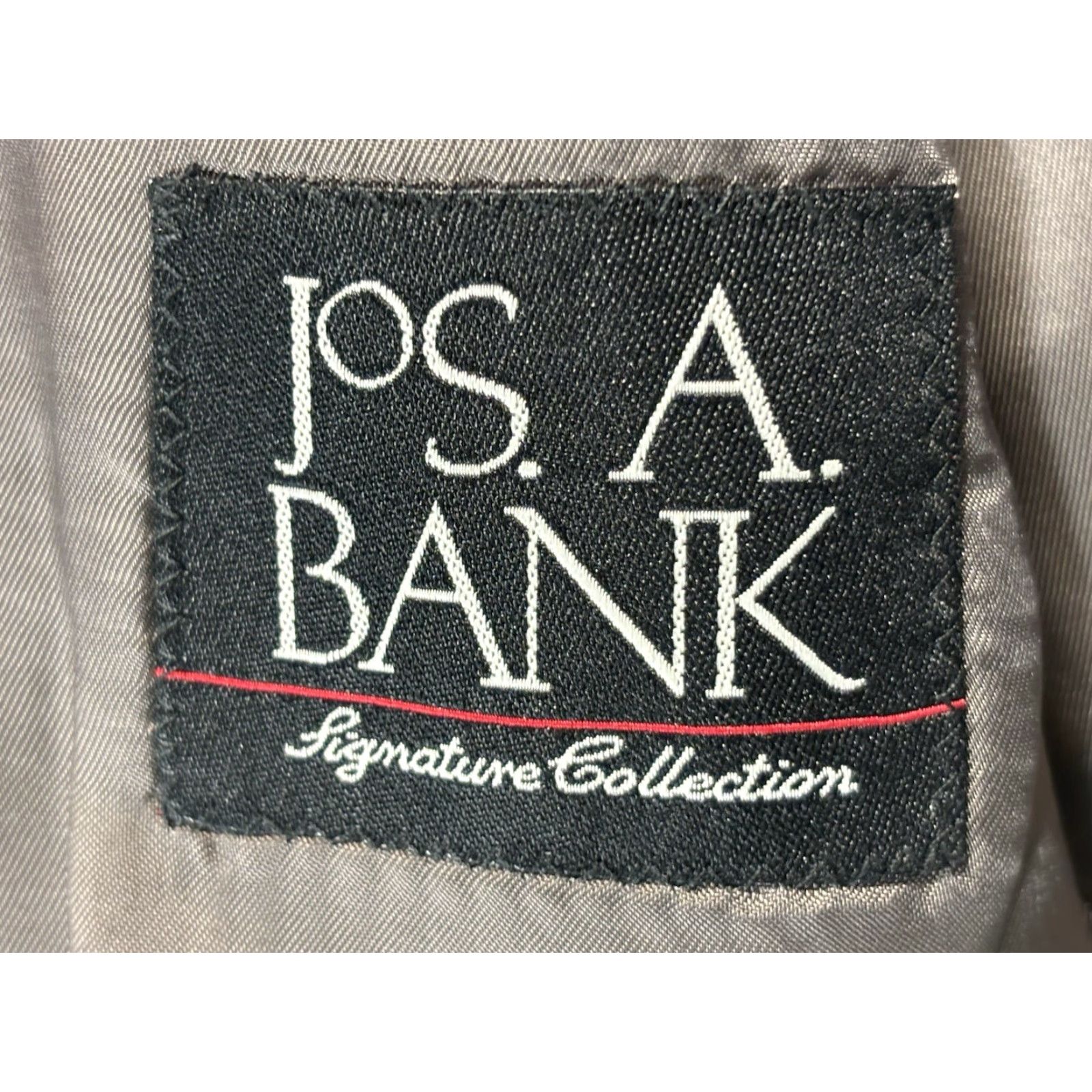 Jos. A. Bank Jos A Bank Sport Coat Blazer 41L Men’s Brown Small Check Wool Long Three-Button Career Shirt Size 42R - 7 Thumbnail