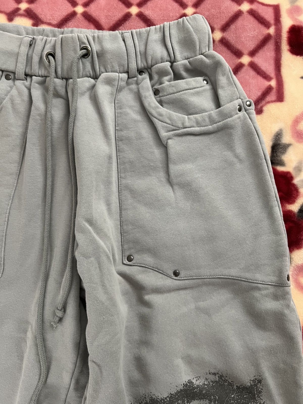 Designer × SYNICAL Synical x Wisdumb “Space Grey” Sweatpants Size XL - New Size US 34 / EU 50 - 3 Thumbnail