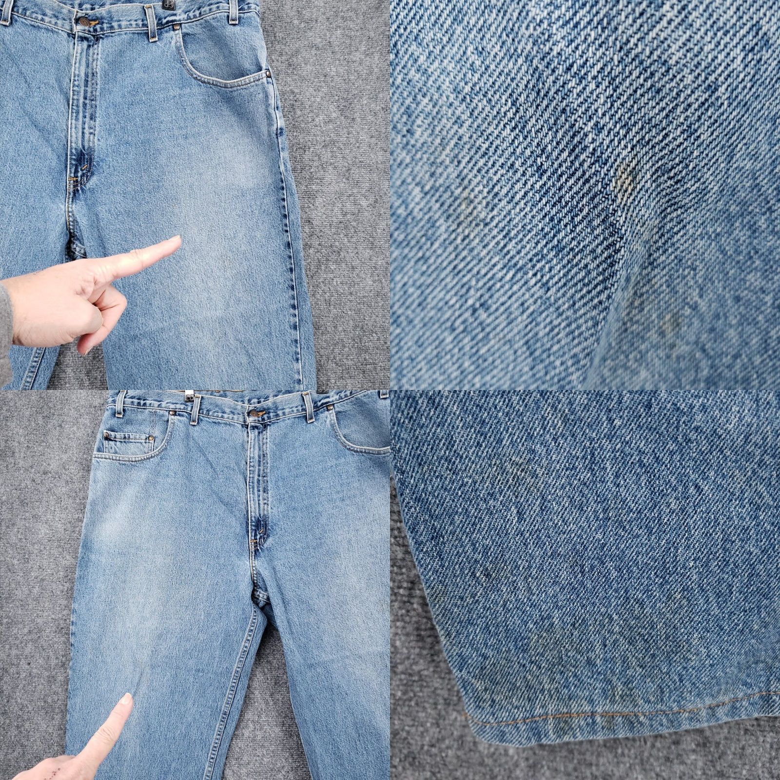 Levi's VINTAGE Levis Jeans 44x29 Blue Medium Wash Straight Leg Brown Tab Mens Size US 44 / EU 60 - 9 Thumbnail