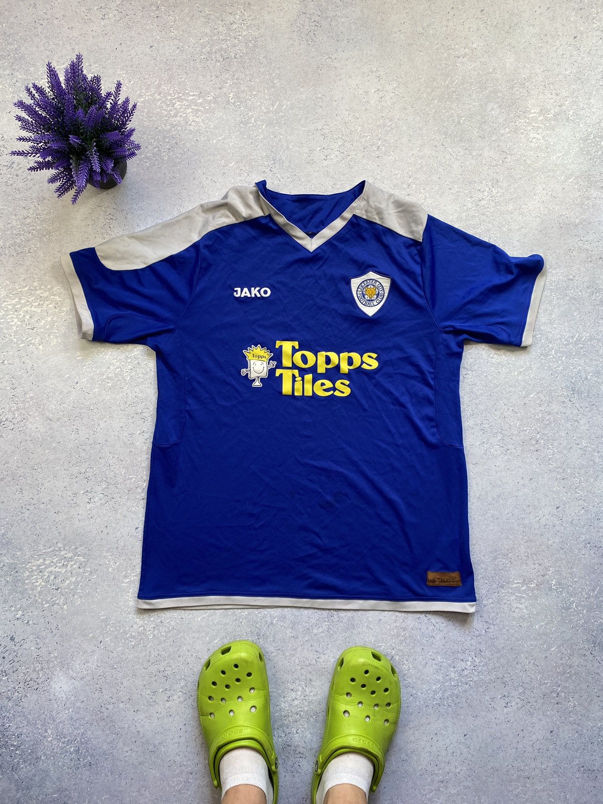 Vintage Leicester City 2007 2009 Home Shirt Football Soccer Jersey Size US M / EU 48-50 / 2 - 2 Thumbnail