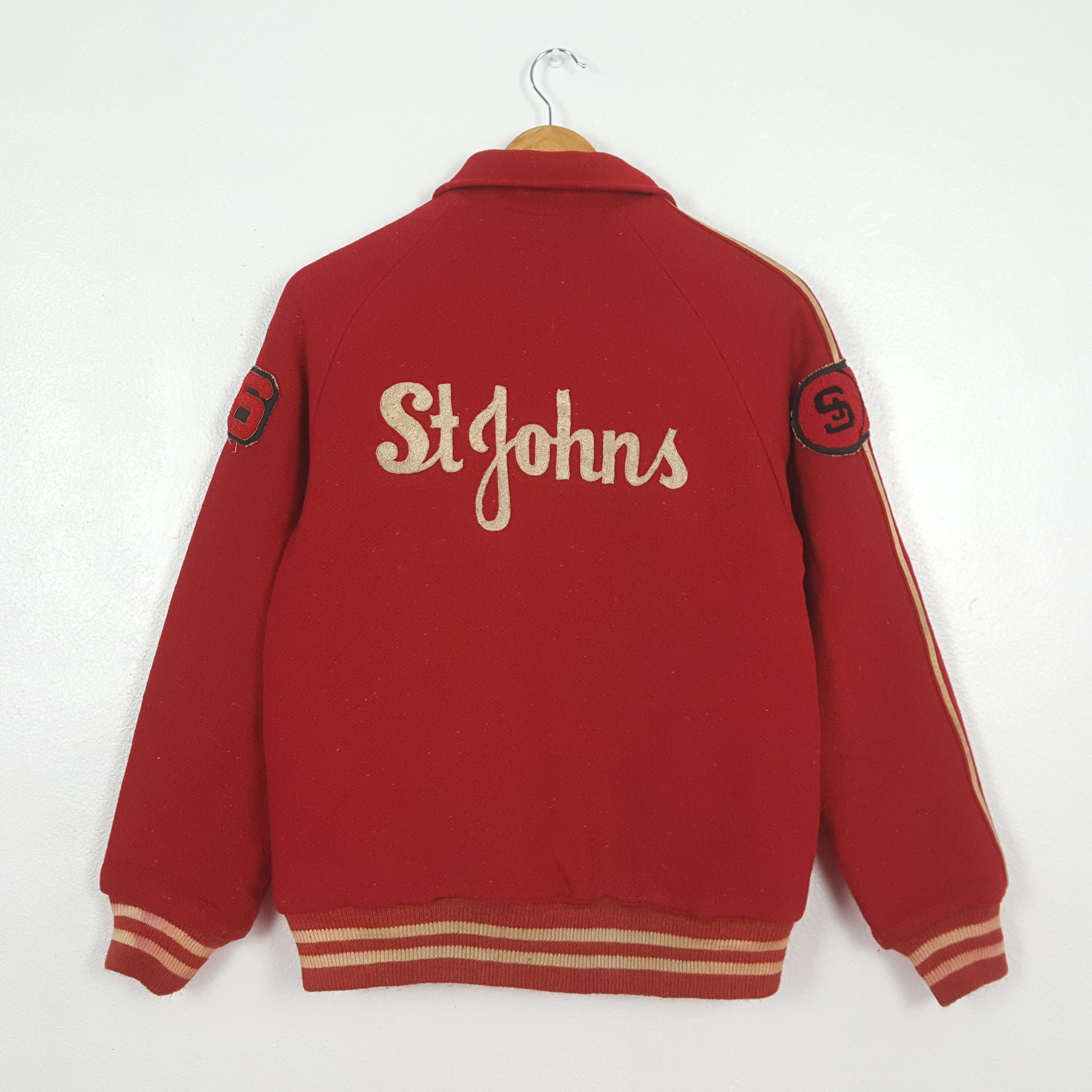 St. John Vintage St.Johns American Style Varsity Jacket C304N8 Size US S / EU 44-46 / 1 - 1 Thumbnail