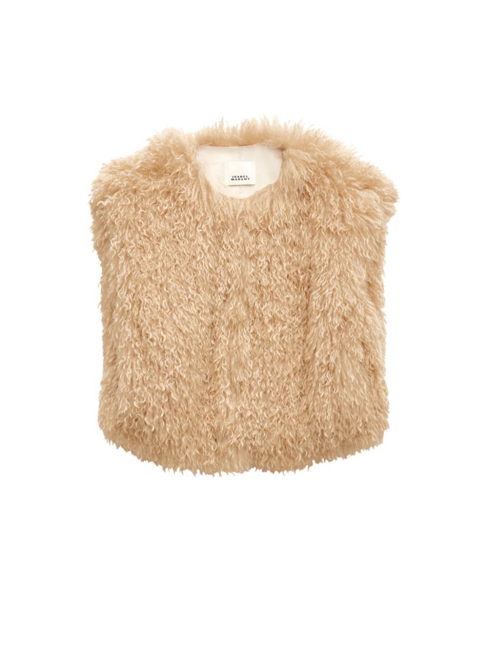 Isabel Marant FAUX FUX SLEEVELESS JACKET Size S / US 4 / IT 40 - 1 Thumbnail
