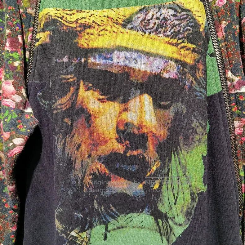 Givenchy Givenchy Floral Pattern Hoodie Size US L / EU 52-54 / 3 - 3 Thumbnail