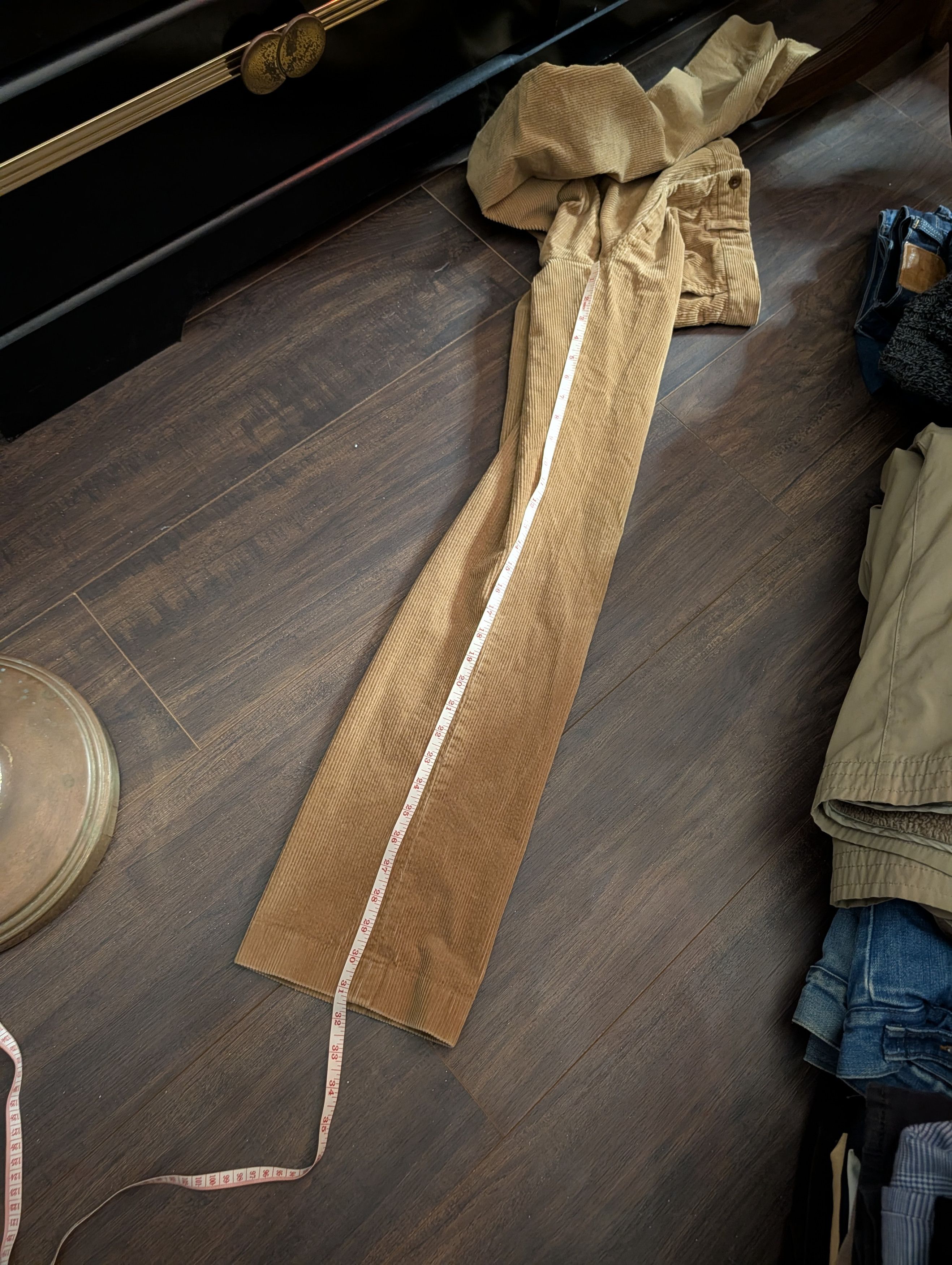 Polo Ralph Lauren Vintage tan Suffield corduroy cotton pants 31" Size US 31 - 13 Thumbnail