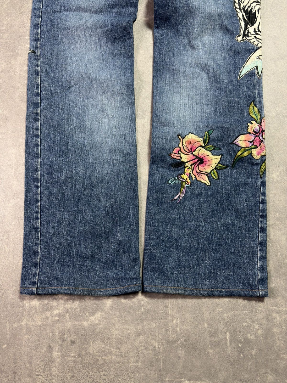 Roberto Cavalli SS03 Roberto Cavalli Tattoo Denim Jeans 30 32 Rare 00s Size US 30 / EU 46 - 16 Thumbnail