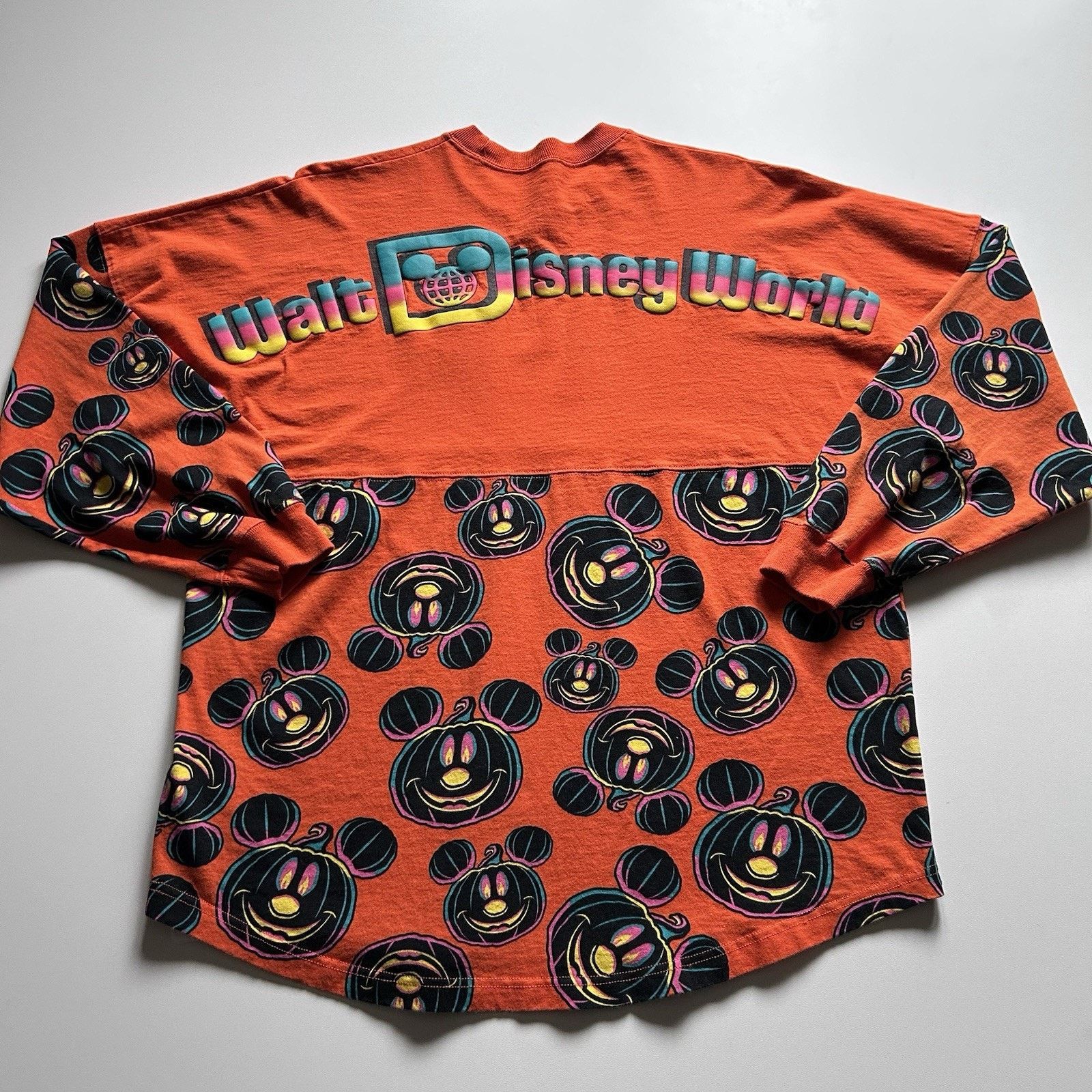 Disney × Mickey Mouse × Vintage Disney Land Halloween Mickey Mouse Spirit Jersey Shirt Large Size US L / EU 52-54 / 3 - 1 Thumbnail