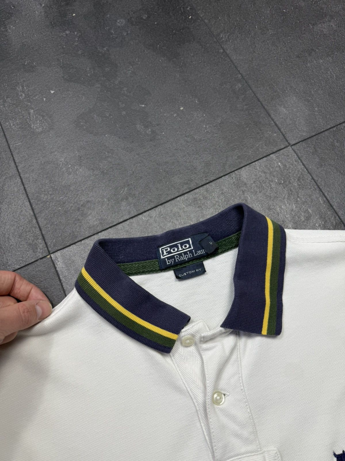 Polo Ralph Lauren × Streetwear × Vintage Vintage polo Ralph Lauren big pony polo tee Size US XL / EU 56 / 4 - 5 Thumbnail