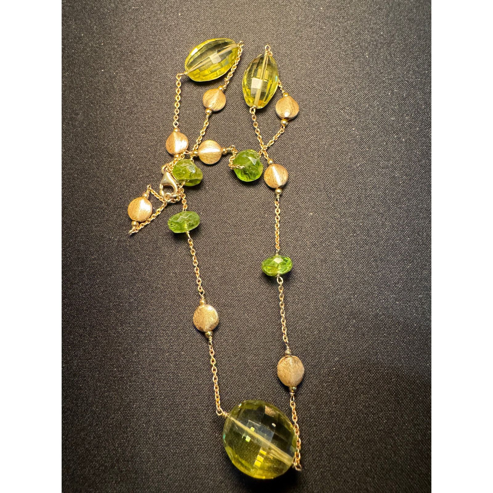 Other 925 Sterling Silver Vermeil 18in Glass Bead Necklace Size ONE SIZE - 5 Thumbnail