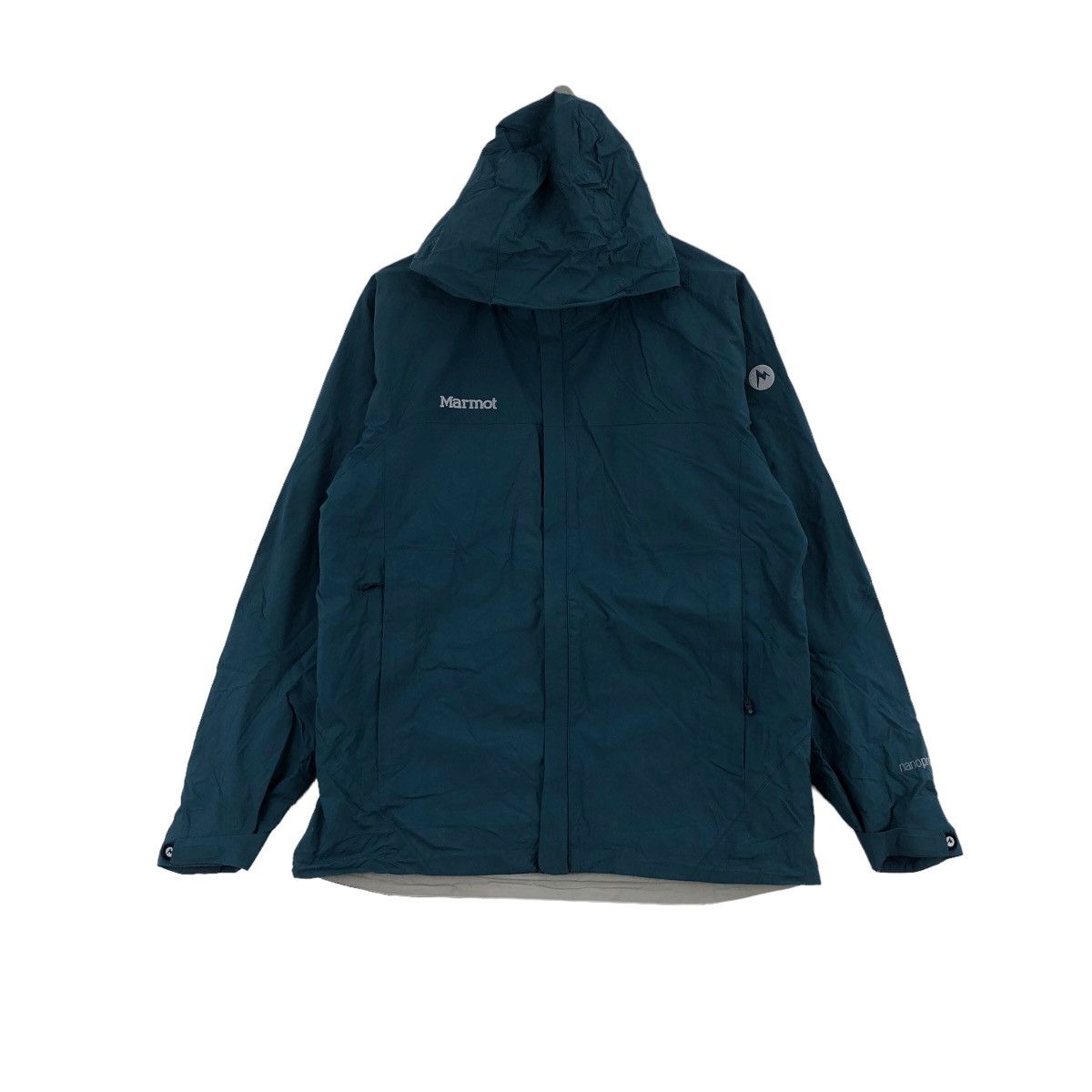 image of Marmot Waterproof Jacket Nano Outdoor Camping Hiking in Blue, Men's (Size Large)