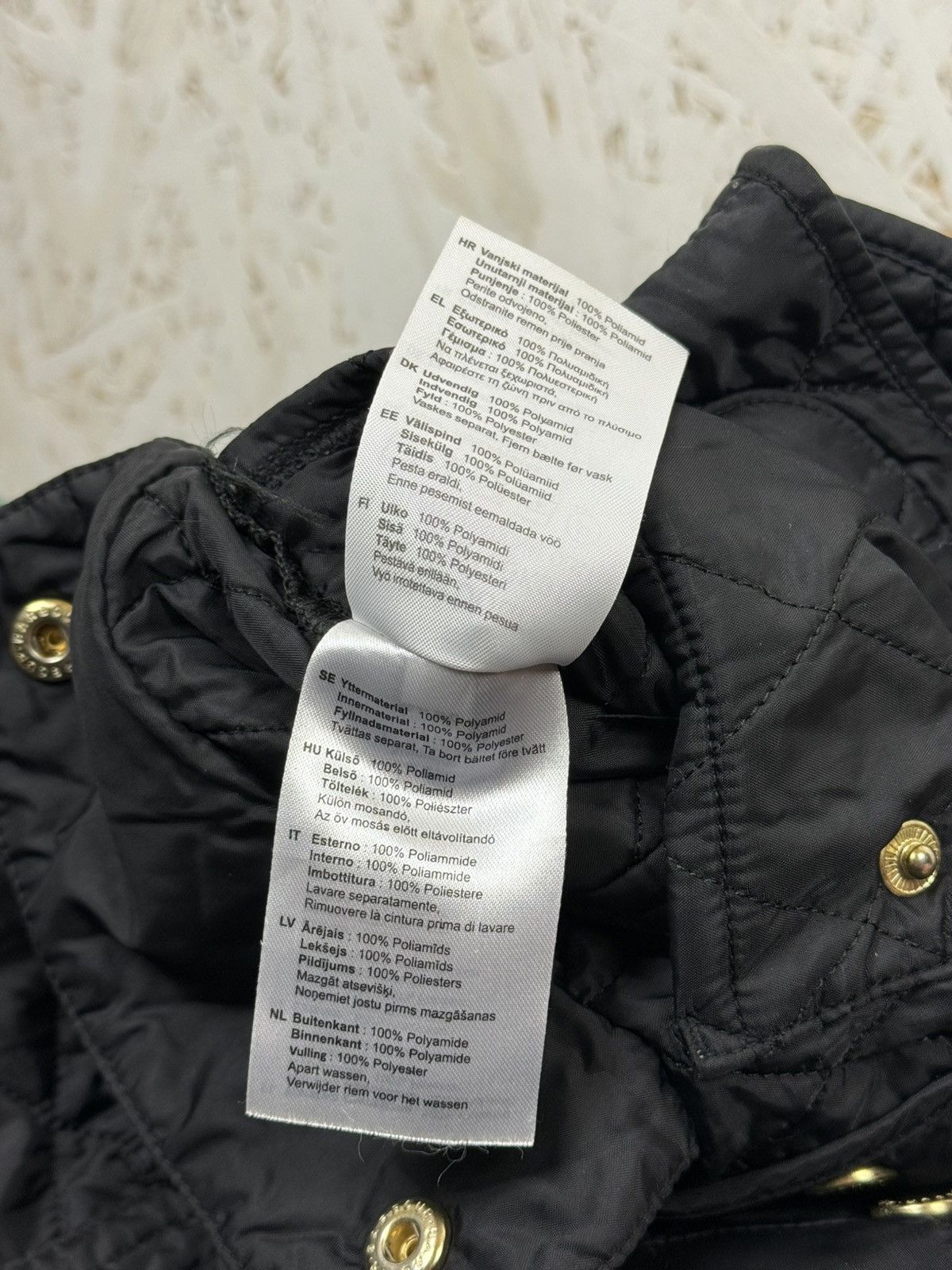 Barbour Barbour International Quilted Jacket In Black EU 36 US 6 Size M / US 6-8 / IT 42-44 - 10 Thumbnail