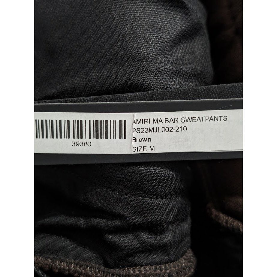 Amiri o1rshd1 Amiri MA Bar Sweatpants & Joggers in Brown Size US 32 / EU 48 - 21 Thumbnail