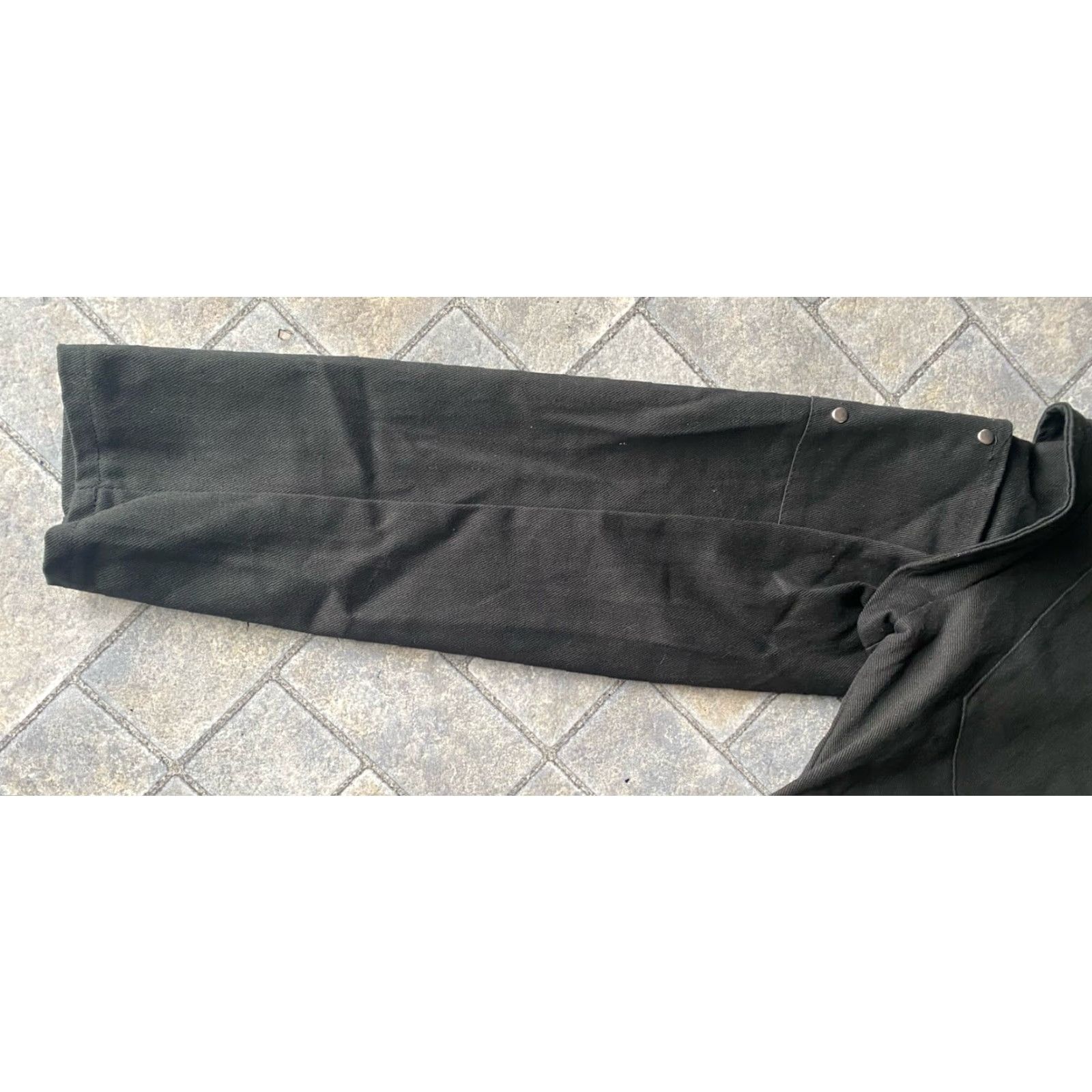 Vintage Necessary Evil Trench Coat Jacket Long Black Gothic Hooded Womens L Black Coat Jacket Size L / US 10 / IT 46 - 6 Thumbnail