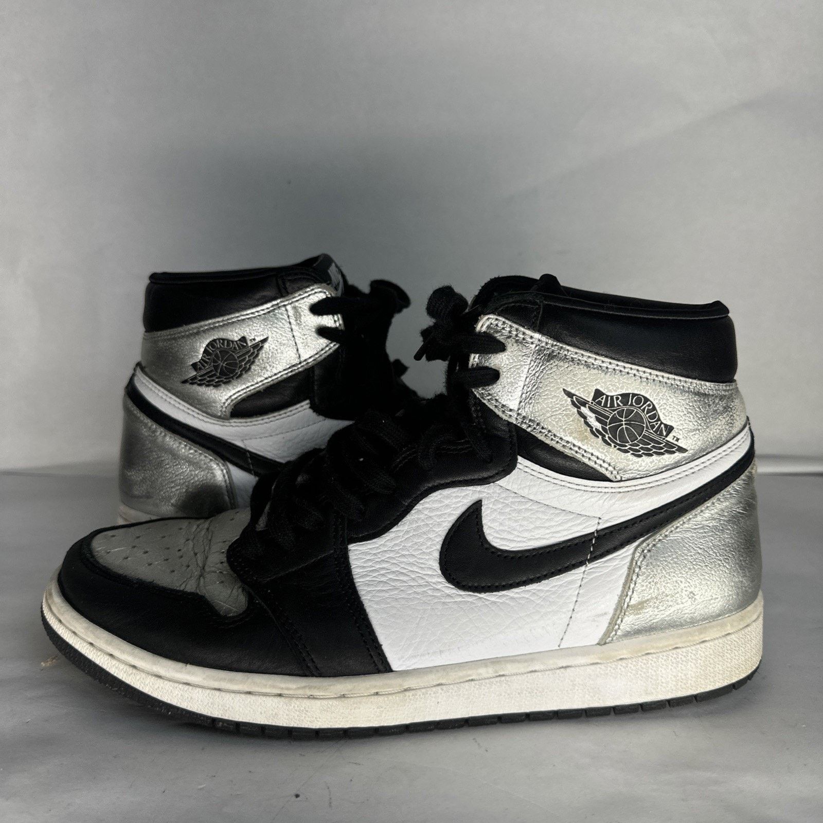 Nike Nike Air Jordan 1 High Metallic Silver men's Size 10 Size US 6 / IT 36 - 1 Thumbnail