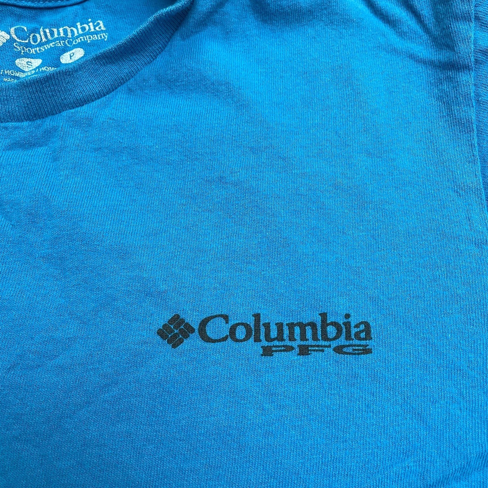 Vintage Columbia PFG T-Shirt Mens Small Blue Crew Neck Short Sleeve Cotton Tee Size US S / EU 44-46 / 1 - 5 Thumbnail
