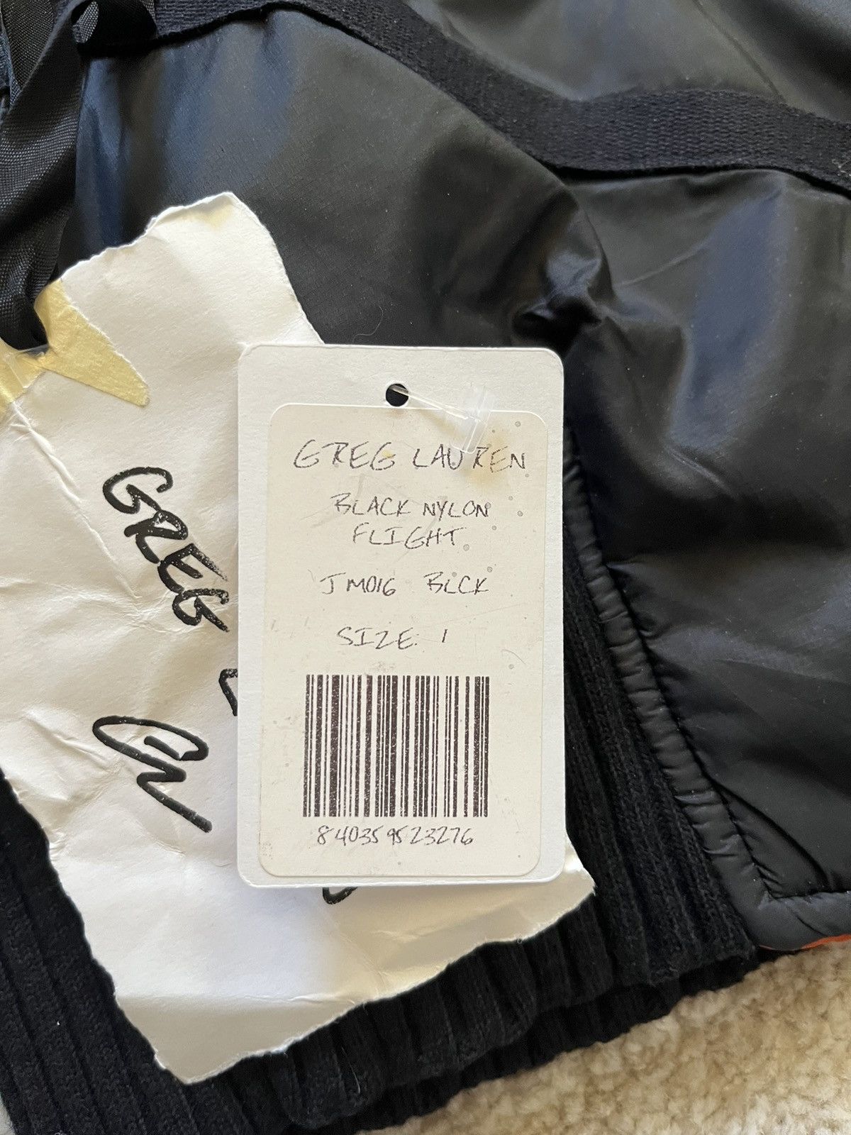 Greg Lauren Greg Lauren Black Nylon Flight Jacket Size US S / EU 44-46 / 1 - 13 Thumbnail