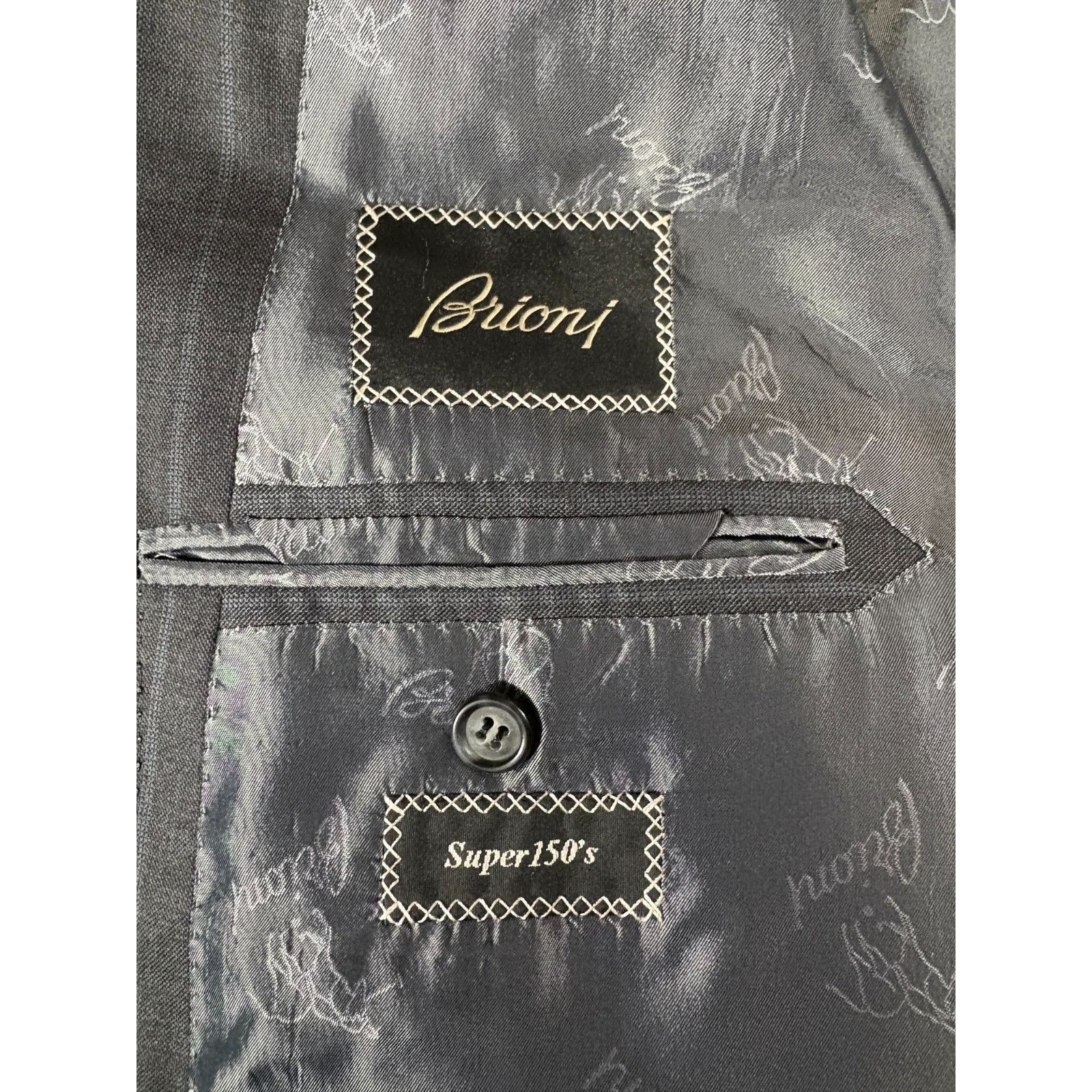 Brioni Brioni PARLAMENTO Super 150's Wool Coat Jacket Blazer sz 46 Size 46R - 3 Thumbnail