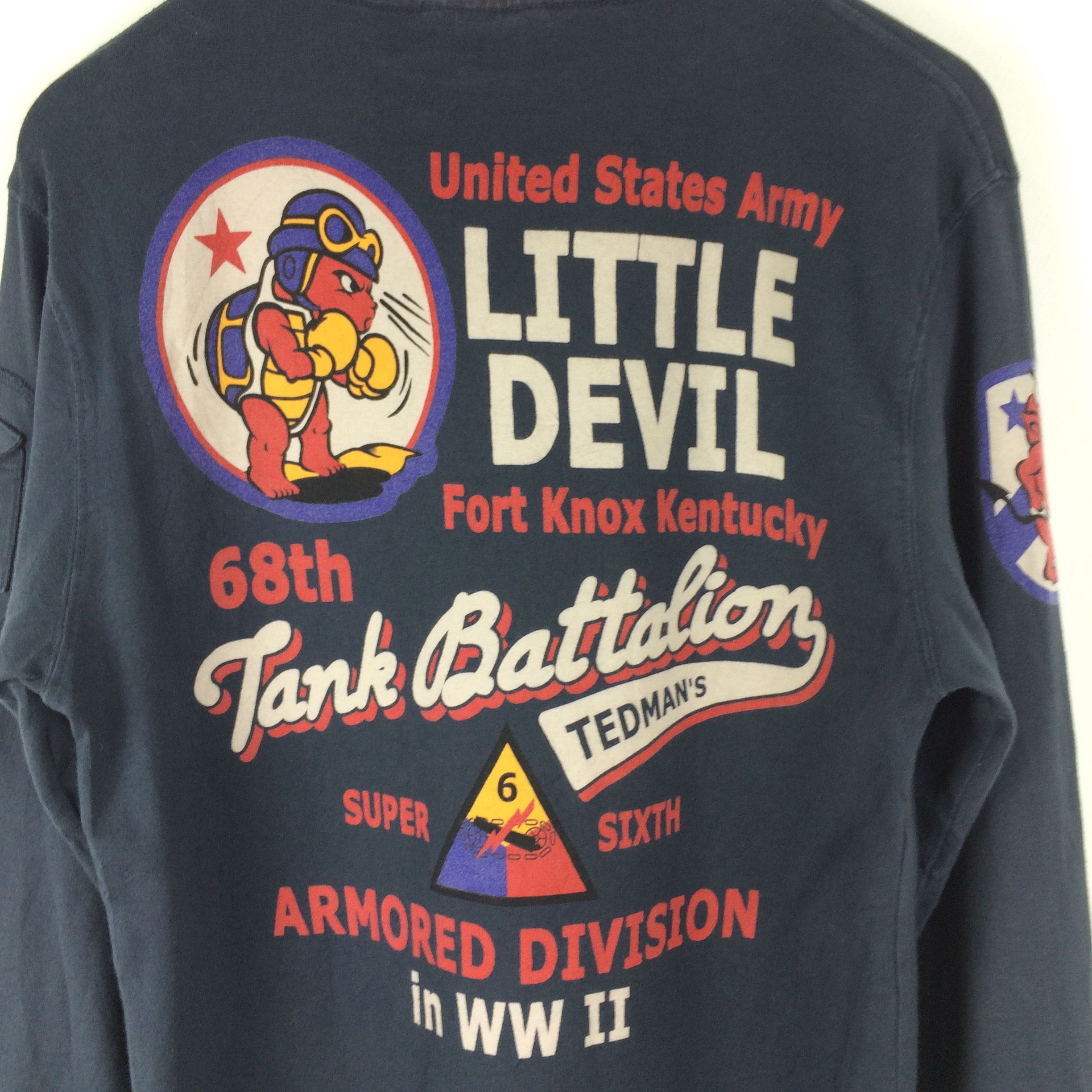 Tedman × Vintage D3 TED COMPANY TEDMAN'S UNITED STATE ARMY WW 2 DEVIL TEE Size US M / EU 48-50 / 2 - 6 Thumbnail