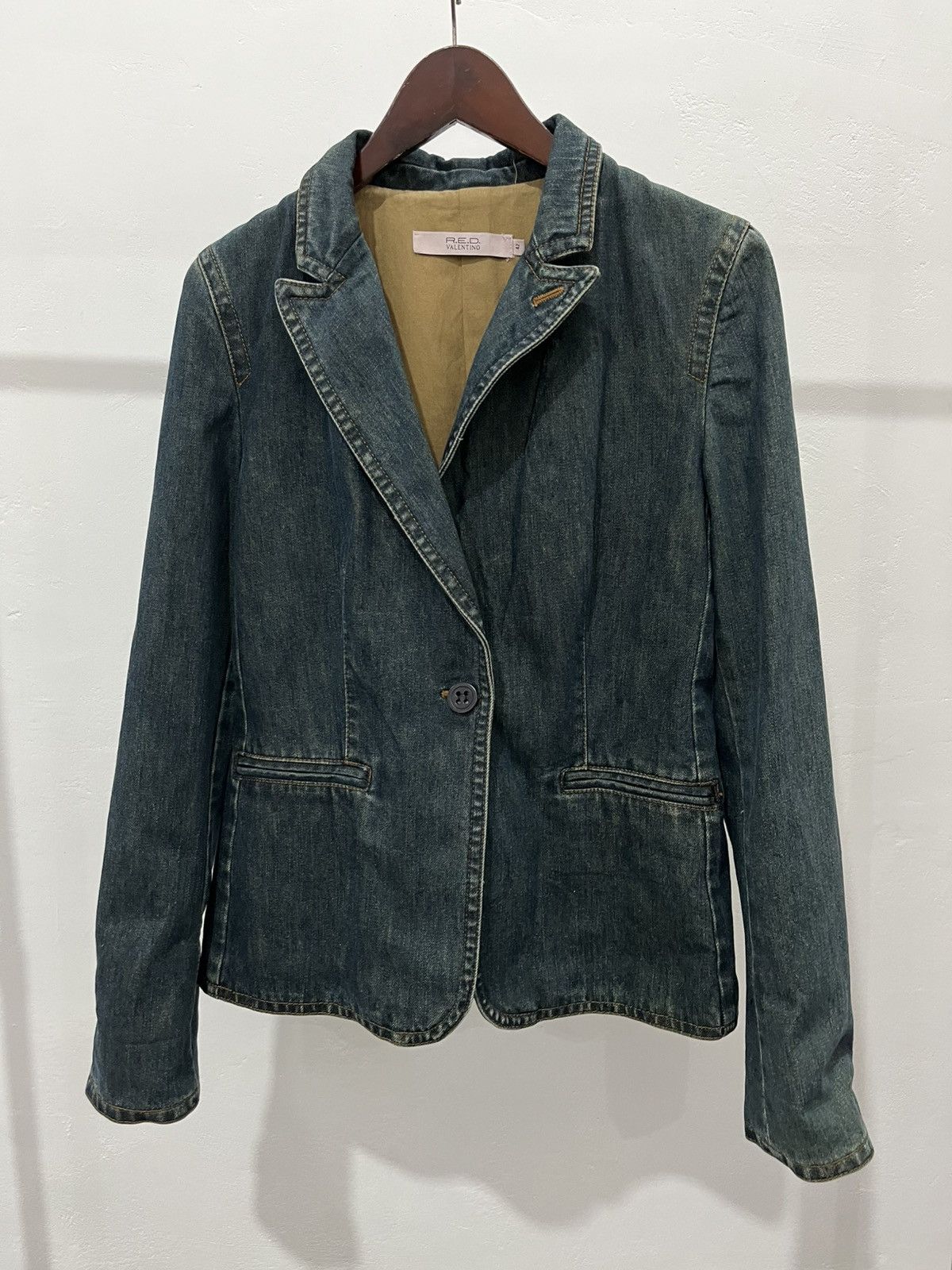 Valentino RED VALENTINO DENIM BLAZER Size M / US 6-8 / IT 42-44 - 1 Thumbnail