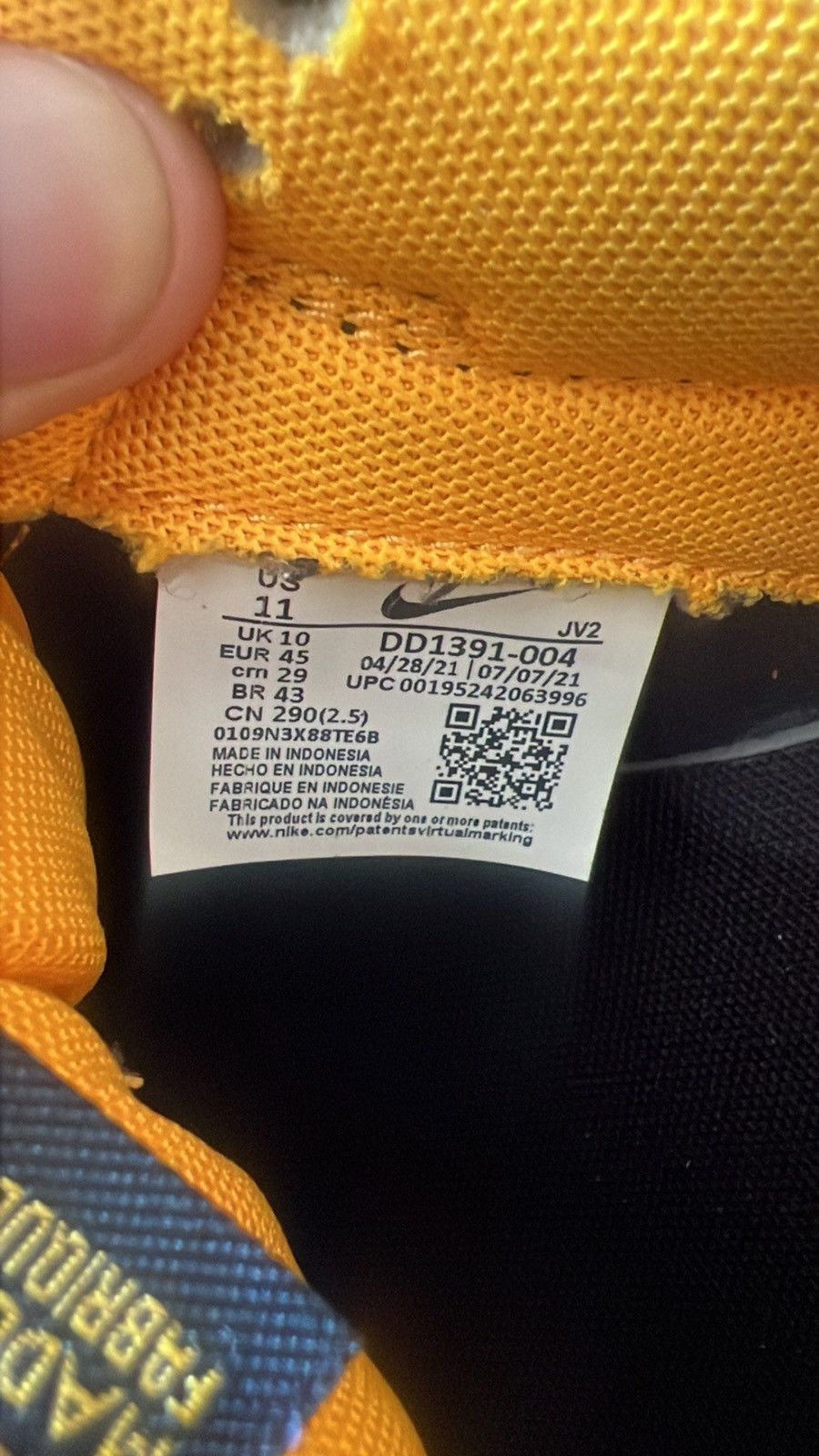 Nike Nike Dunk Low ‘GoldenRod’ Men’s Size 11 Size US 11 / EU 44 - 8 Thumbnail