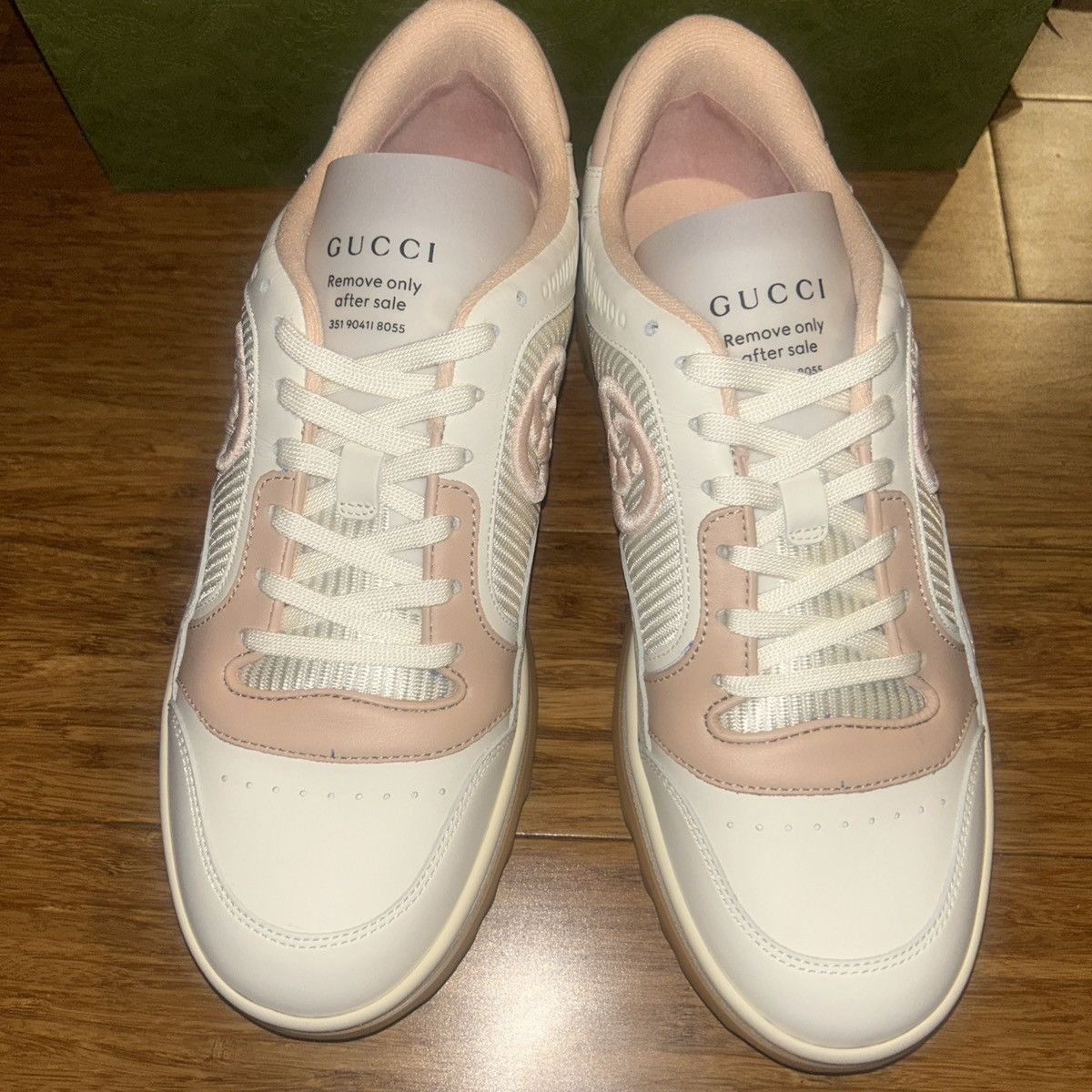 Gucci Gucci MAC80 Low Top Leather Skateboard Sneakers Size US 9.5 / IT 39.5 - 3 Thumbnail