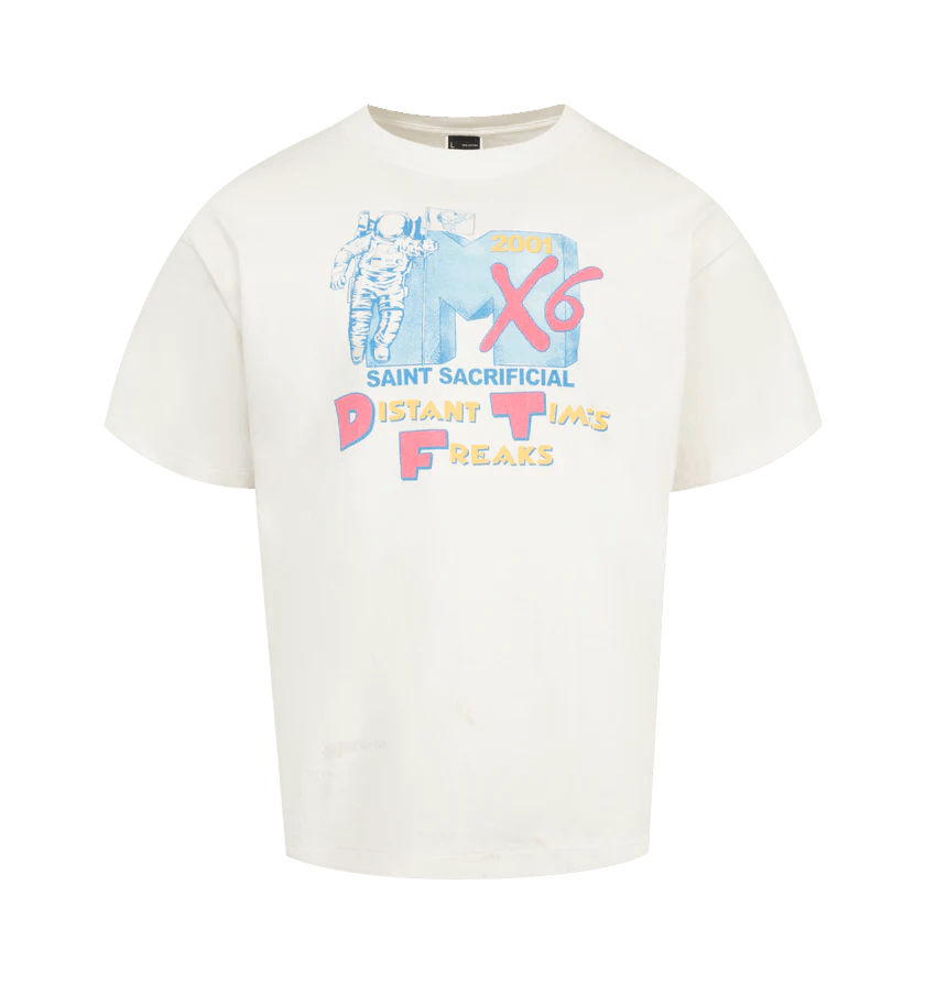 Saint Michael o1h1sh11225 Astro Tee in White Size US M / EU 48-50 / 2 - 1 Thumbnail
