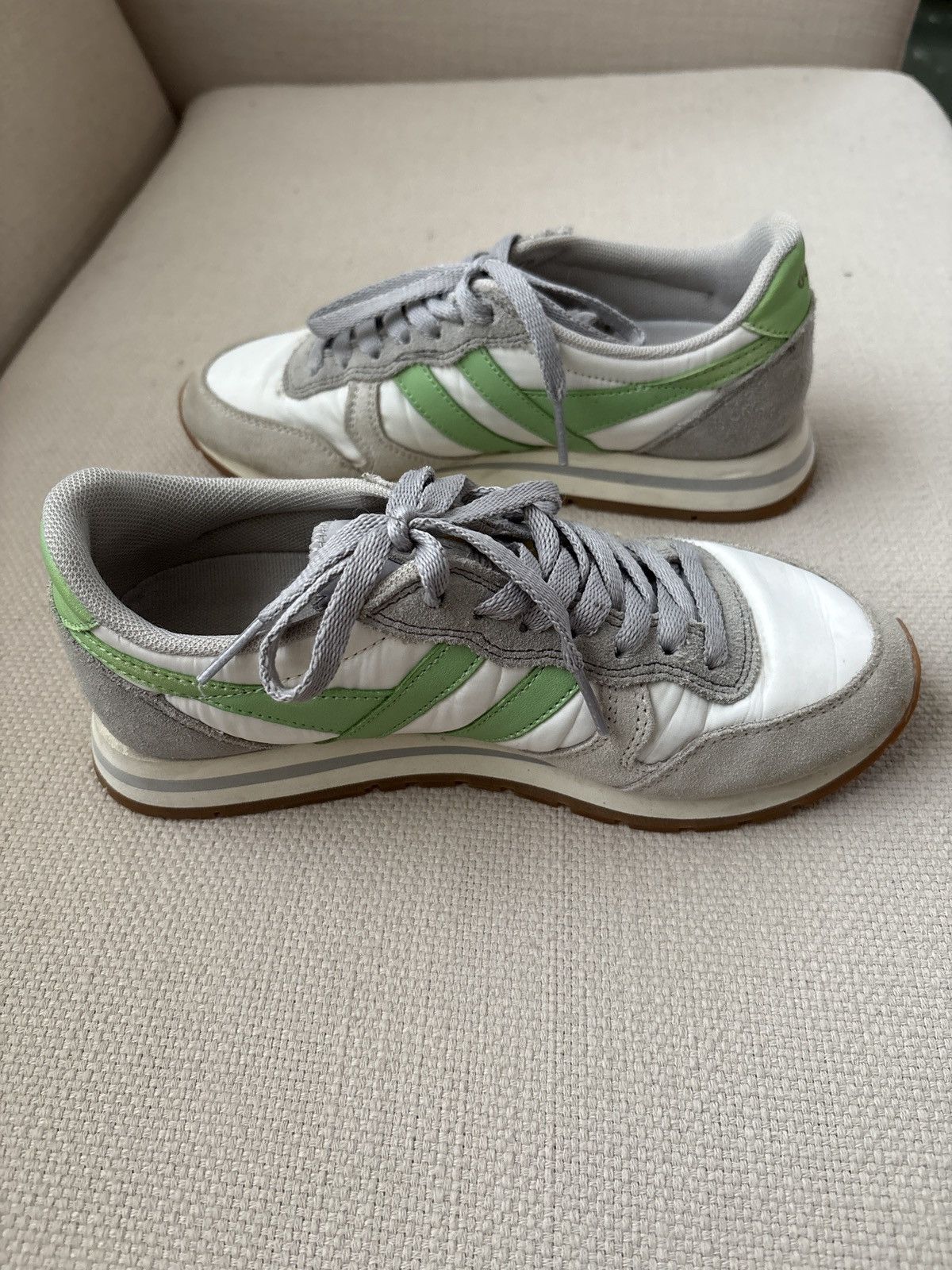 Gola Gola Low-Top Retro Sneakers – White / Grey / Green Size US 5 / IT 35 - 3 Thumbnail