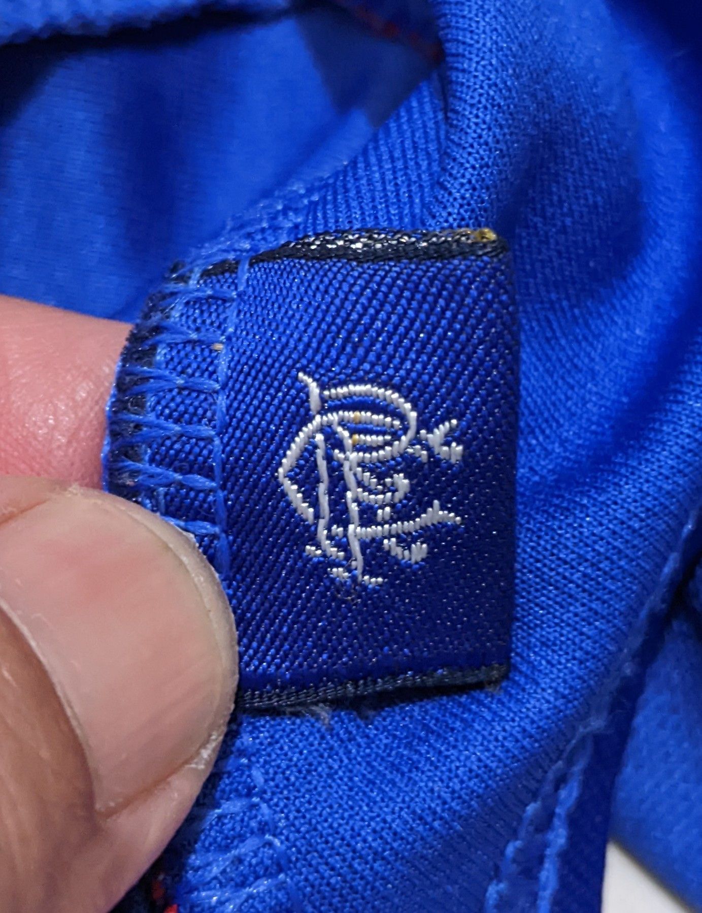 Nike Rangers home 2002-03 CANIGGIA Jersey football shirt Size US L / EU 52-54 / 3 - 7 Thumbnail