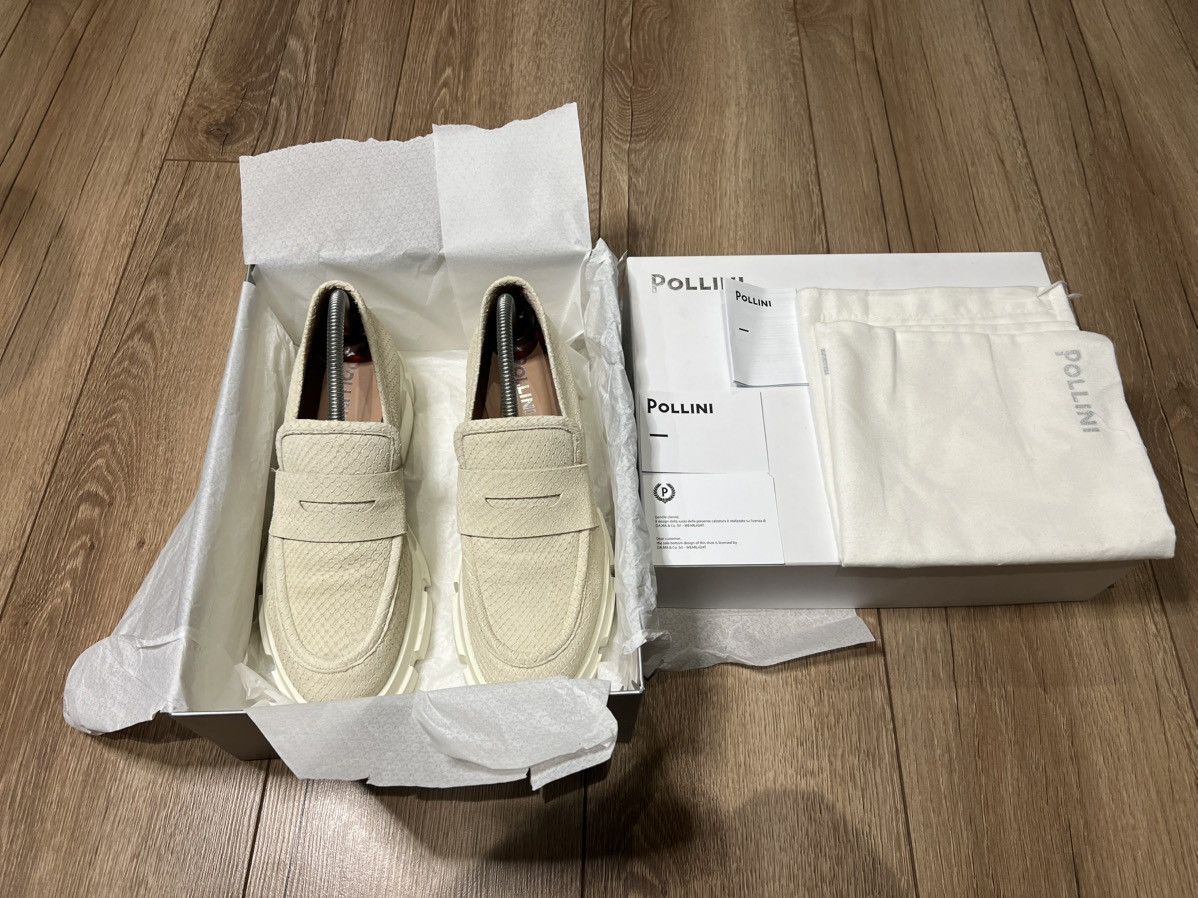 Pollini **Pollini | Elegant Leather Loafers | Size US 8 / IT 38 - 1 Thumbnail