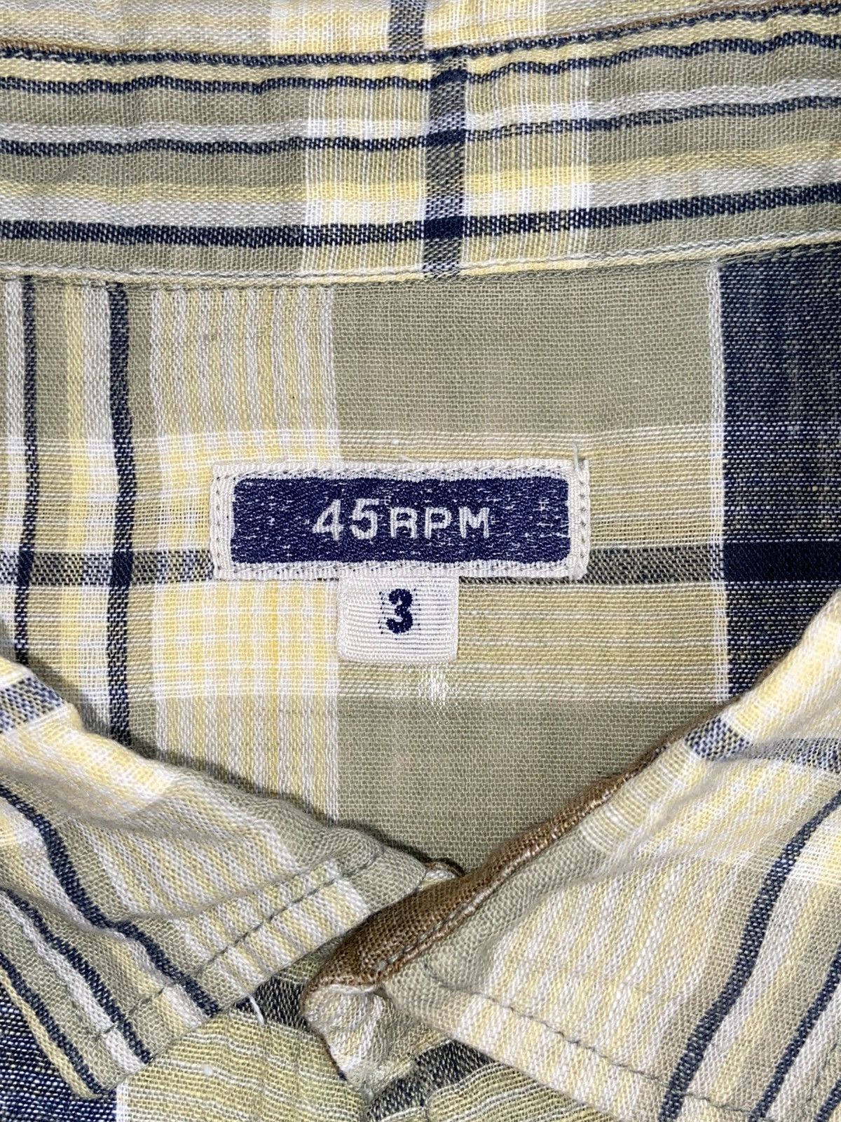 45rpm 45RPM Plaid Shirt Size US XS / EU 42 / 0 - 11 Thumbnail