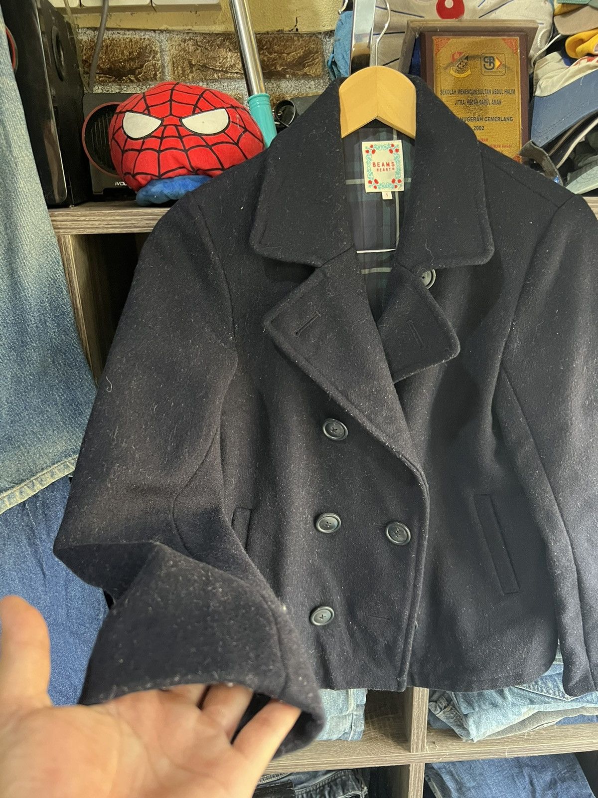 Beams Plus 🔥Beams Heart Double Breasted Peacoat Size M / US 6-8 / IT 42-44 - 9 Thumbnail