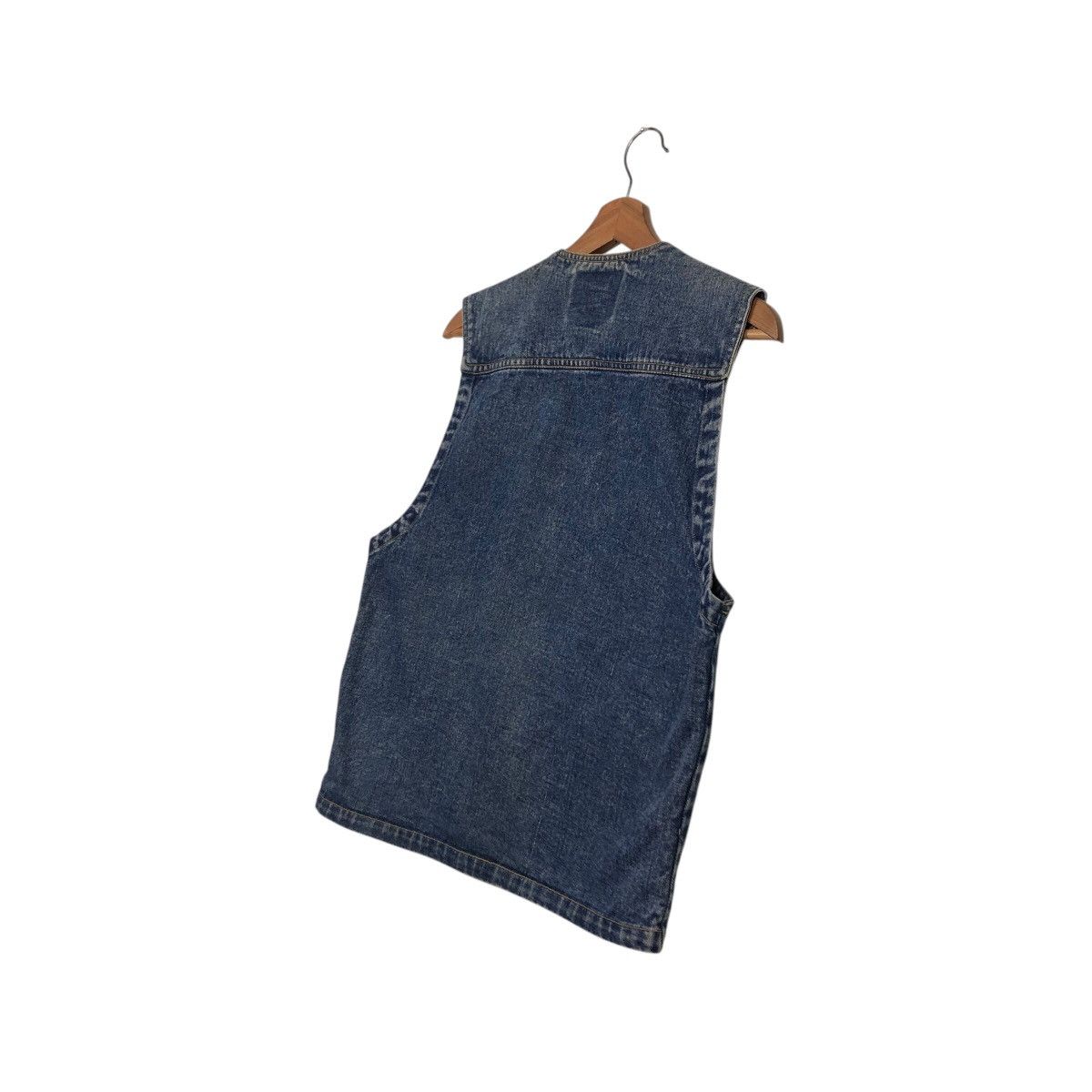 Japanese Brand 📌Vintage Denim Work Jacket Biker Fuji Mark Size US M / EU 48-50 / 2 - 11 Thumbnail