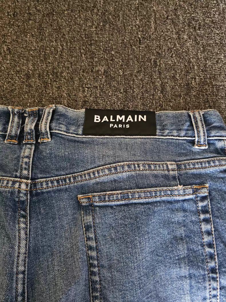 Balmain Balmain Distressed Jeans Size US 34 / EU 50 - 8 Thumbnail