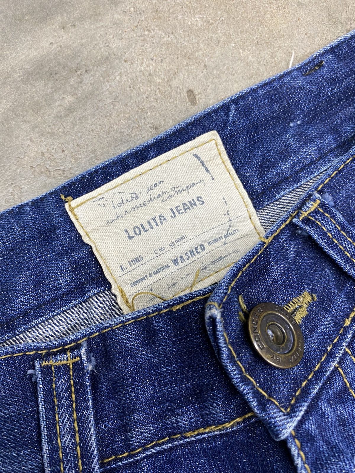 Beauty Beast × Jean undefined wash jeans lolita dungareesro pant Size US 32 / EU 48 - 5 Thumbnail