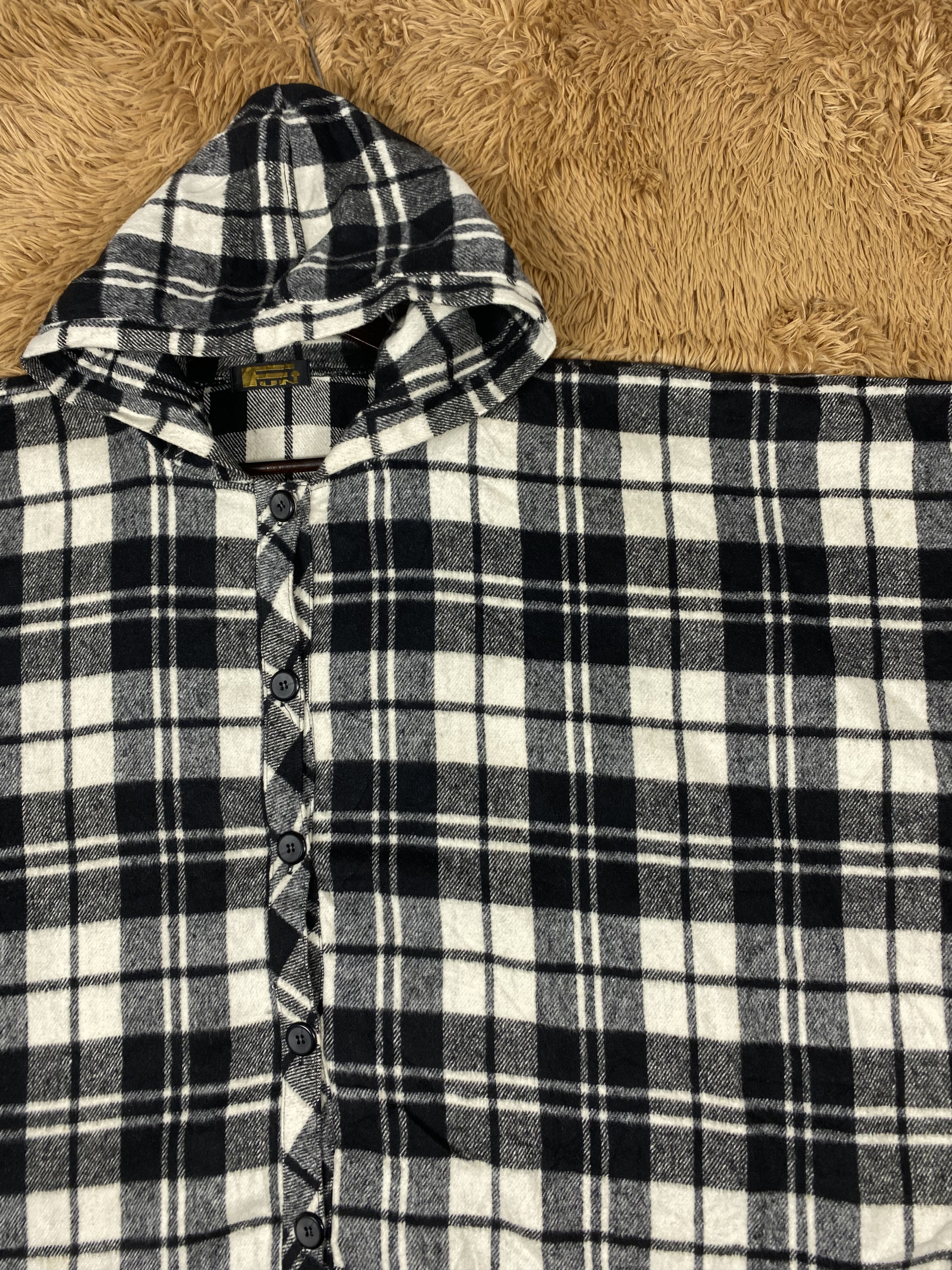Japanese Brand Vintage Fun Checked Jacket DJ1080 Size US XXL / EU 58 / 5 - 3 Thumbnail