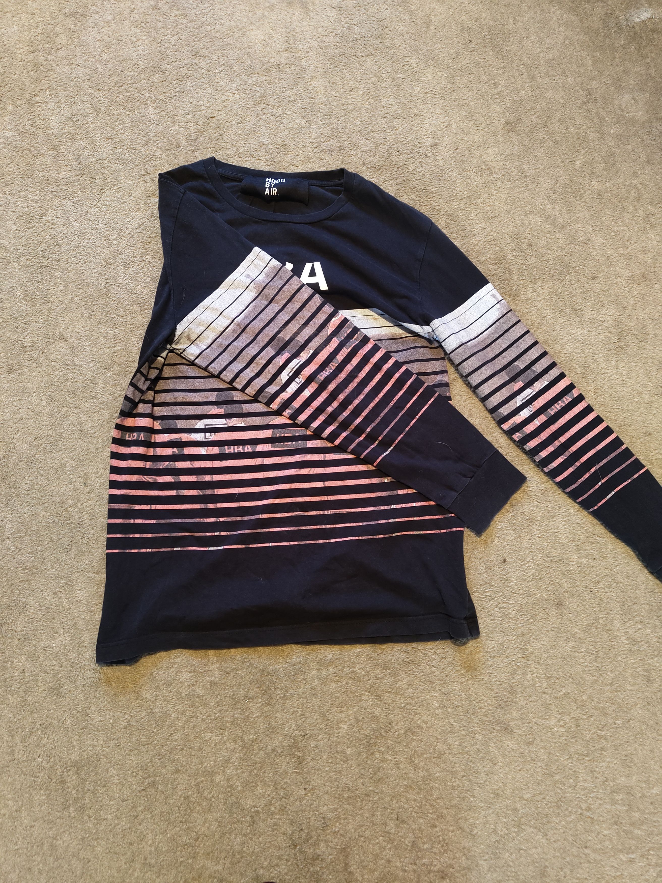 Hood By Air Hood By Air Prison inmate long sleeve T-Shirt Size US L / EU 52-54 / 3 - 3 Thumbnail