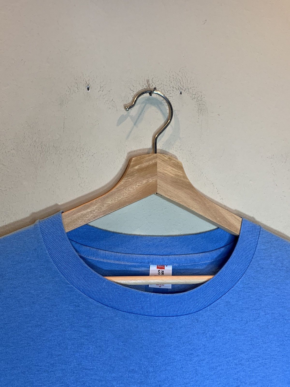 Vintage RARE* Vintage 70’s Single Stitch USA-Made Blank Pocket Shirt Size US S / EU 44-46 / 1 - 6 Thumbnail