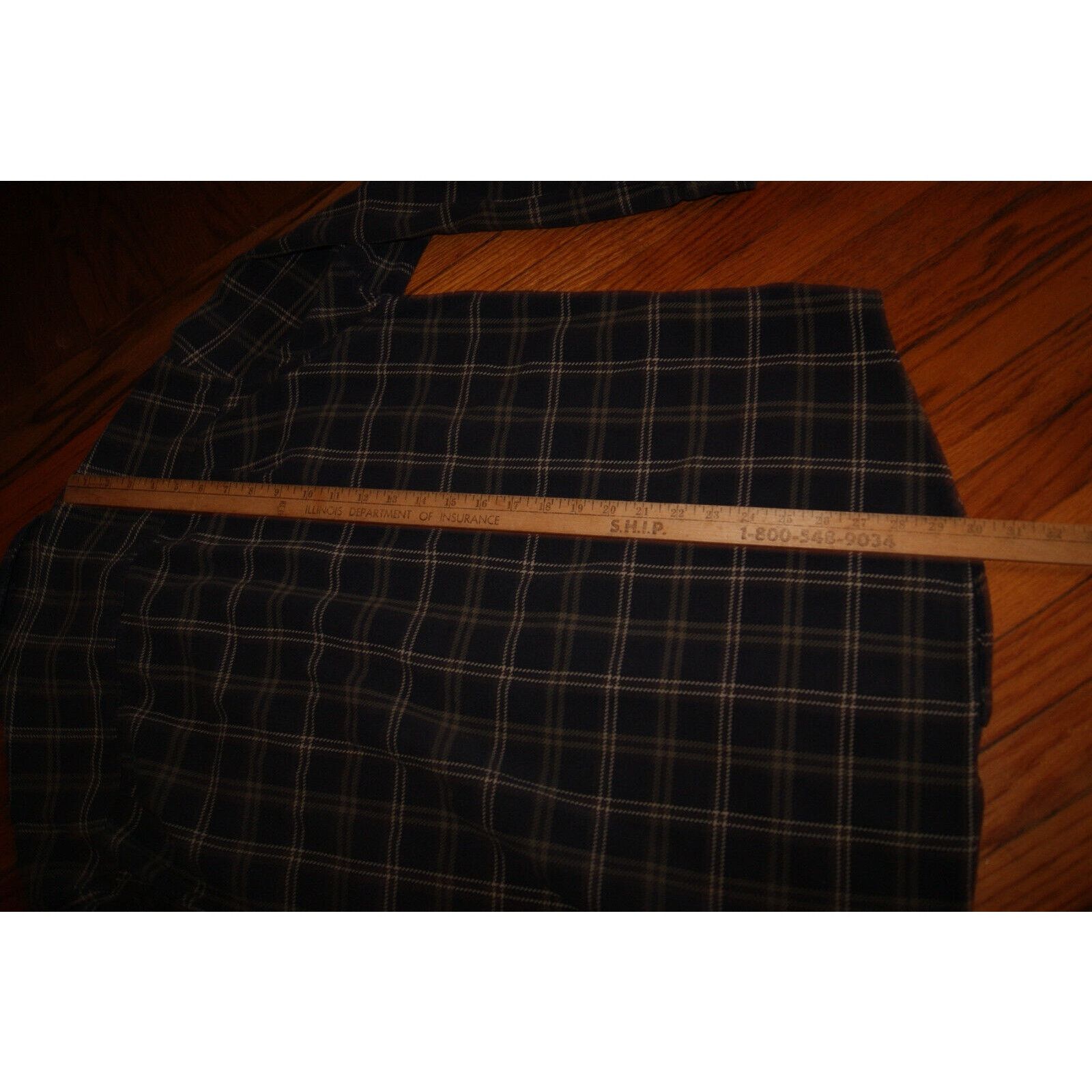 L.L. Bean LL Bean Heavy Cotton Flannel Shirt Large Blue Plaid Cotton Size US L / EU 52-54 / 3 - 9 Thumbnail