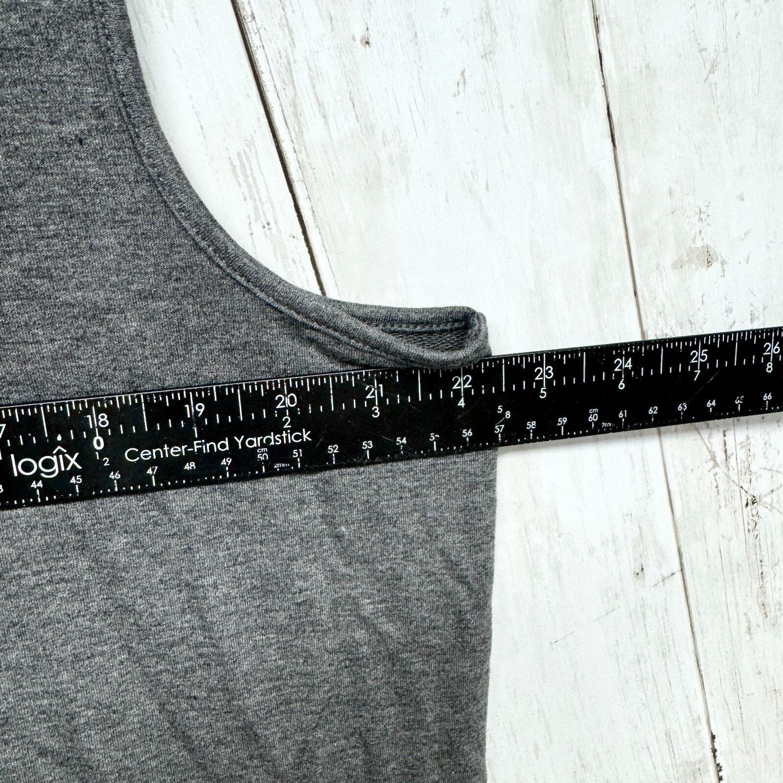 Apt. 9 Apt. 9 Dress Size XL Gray Sleeveless Tunic Ruffle Bottom Size XL / US 12-14 / IT 48-50 - 6 Thumbnail