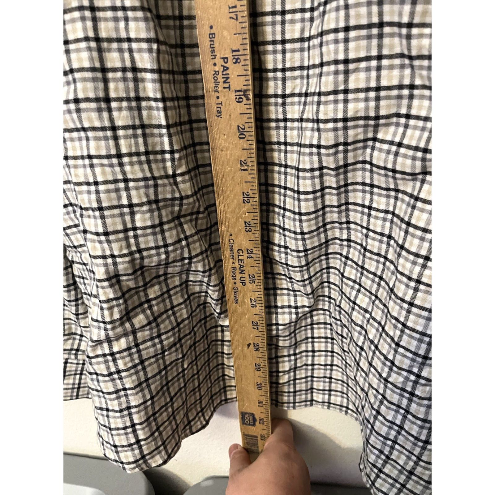 Van Heusen VAN HEUSEN Button-Up Shirt Mens XXL Long Sleeve Multicolor Plaid Gingham Cotton Blend Size US XXL / EU 58 / 5 - 4 Thumbnail