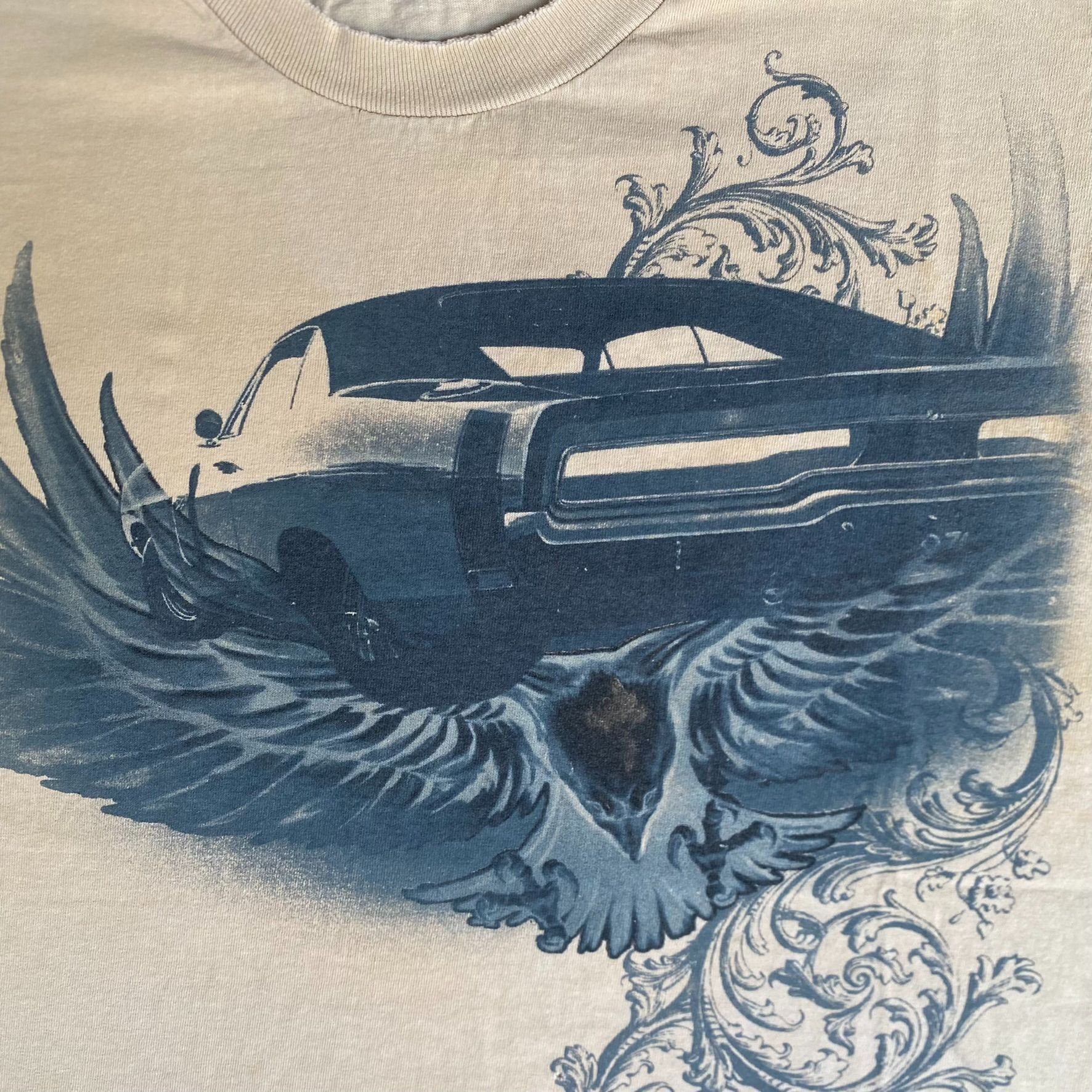 Vintage Vintage Y2K Gothic Muscle Car Shirt Grunge Automotive Tee Size US L / EU 52-54 / 3 - 3 Thumbnail
