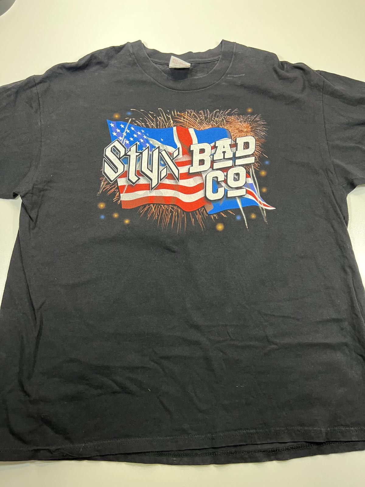 Unknown London Vintage Styx Bad Co Graphic T-Shirt Size US XL / EU 56 / 4 - 1 Thumbnail