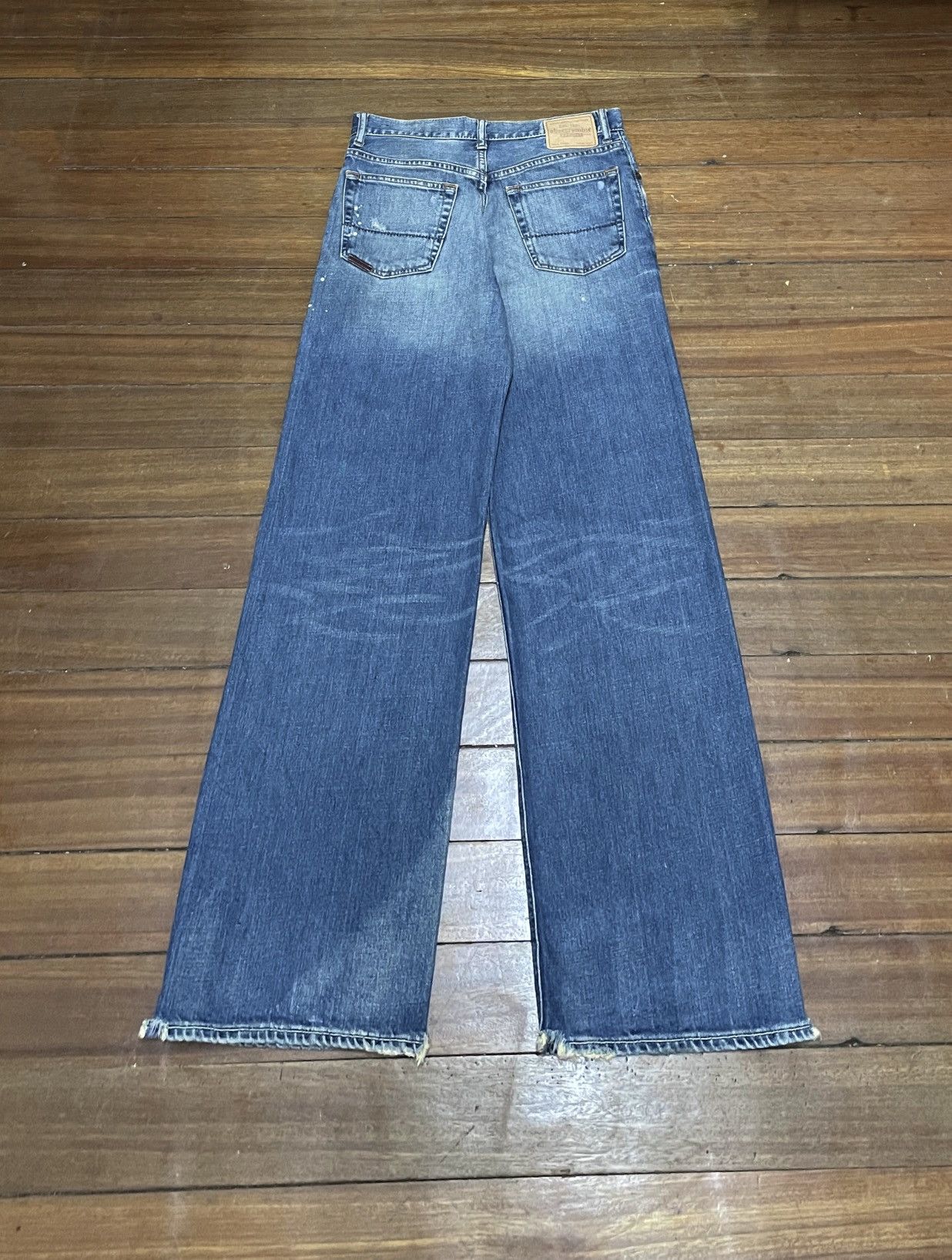 Abercrombie & Fitch × Vintage Rare Design Vintage Abercrombie Fitch Baggy Jeans 2000s Size US 33 - 2 Thumbnail