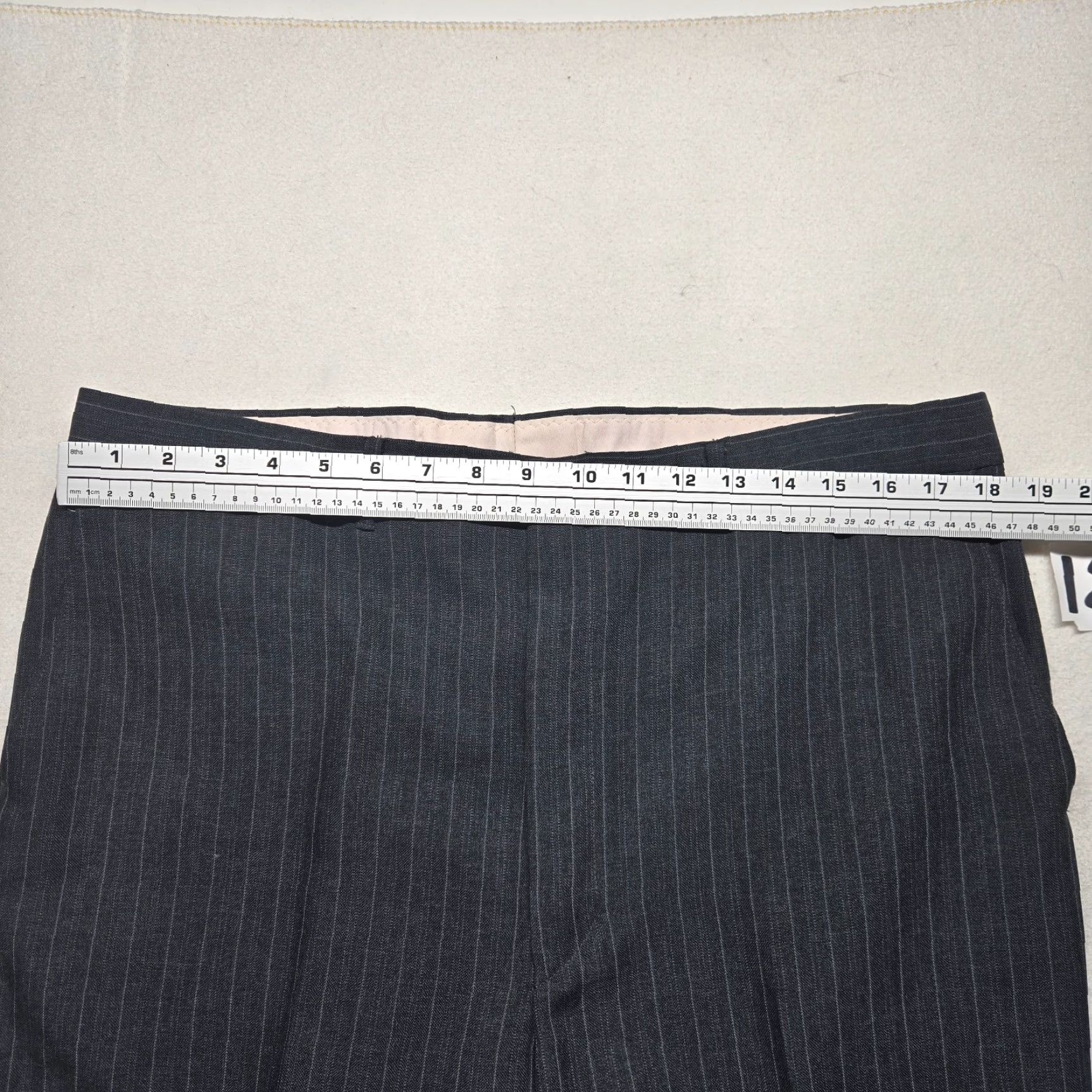 Vintage Reed St James Pants Adult Men's Striped Black Dress Slacks Size 38 x 30 Size US 38 / EU 54 - 5 Thumbnail