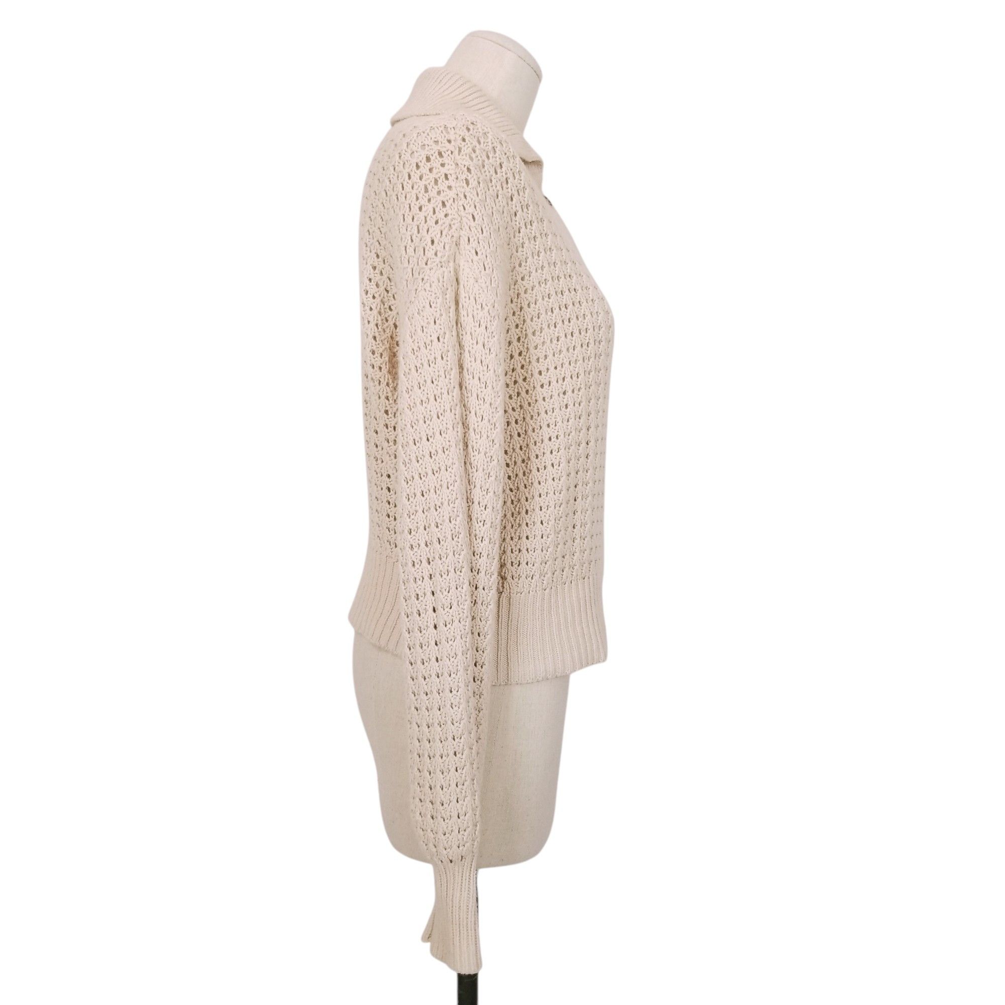 Rachel Zoe Button Front Cotton Cardigan Size S / US 4 / IT 40 - 5 Thumbnail