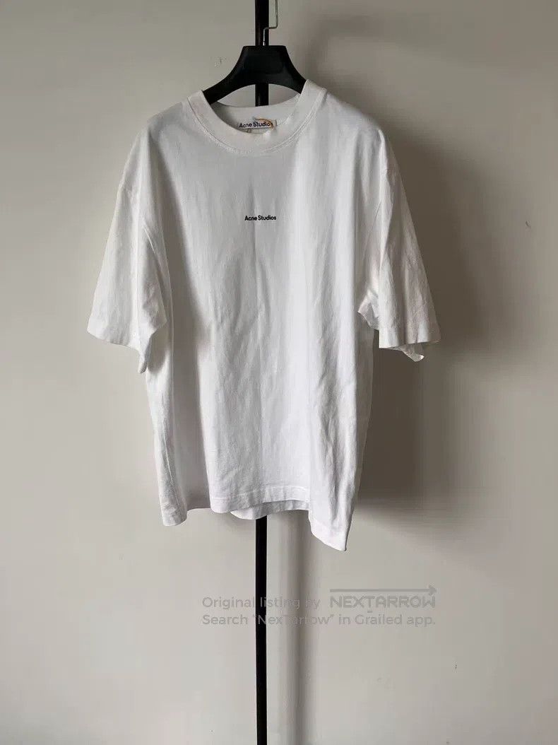 Acne Studios Acne Studios Micro Logo Printed Cotton Casual Short Sleeve Size US M / EU 48-50 / 2 - 1 Thumbnail